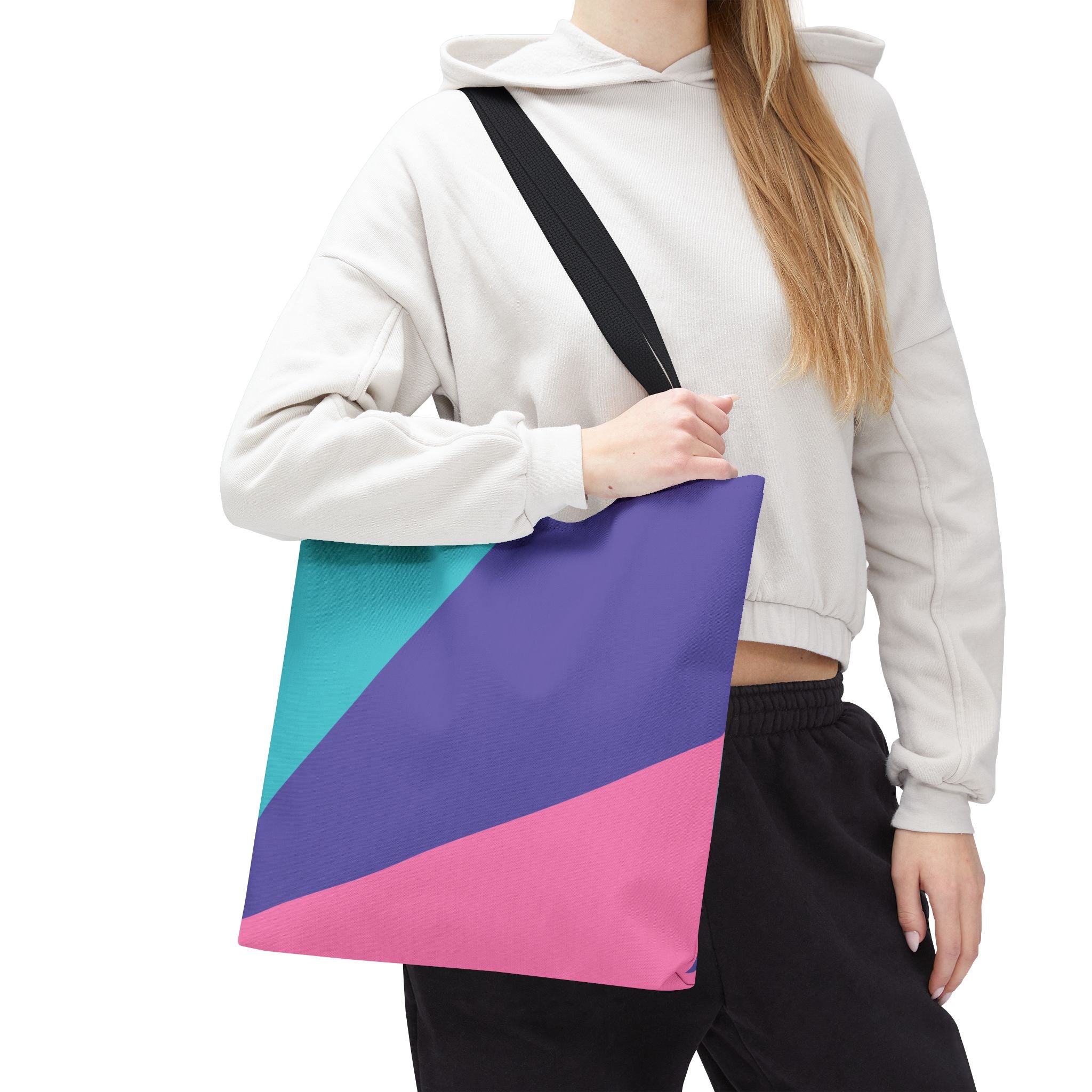 Colorblock Tote Bag