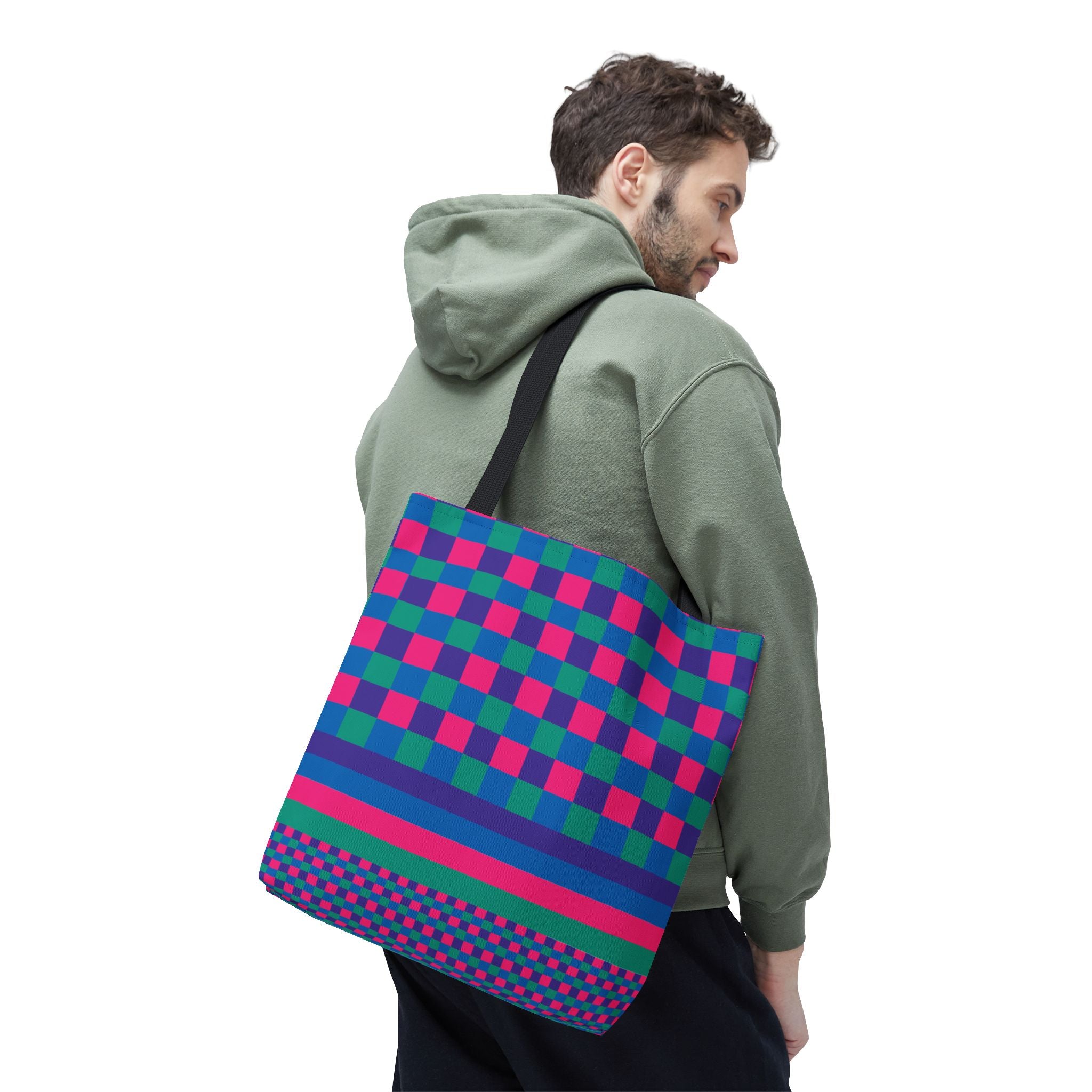 Colorblock Tote Bag