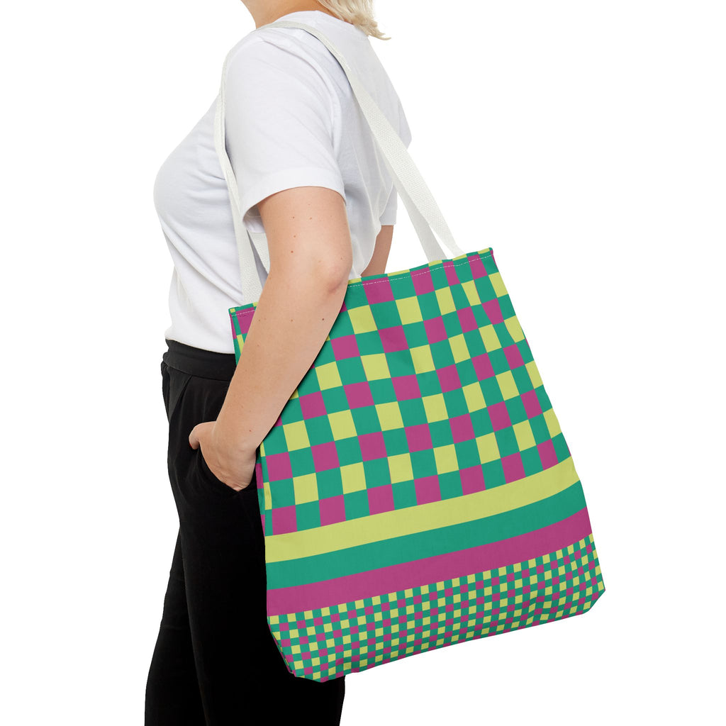 Colorblock Tote Bag