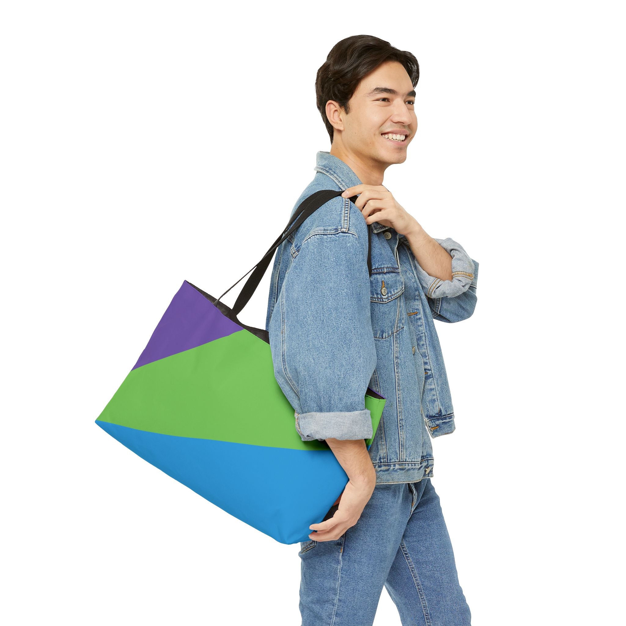 Colorblock Tote Bag