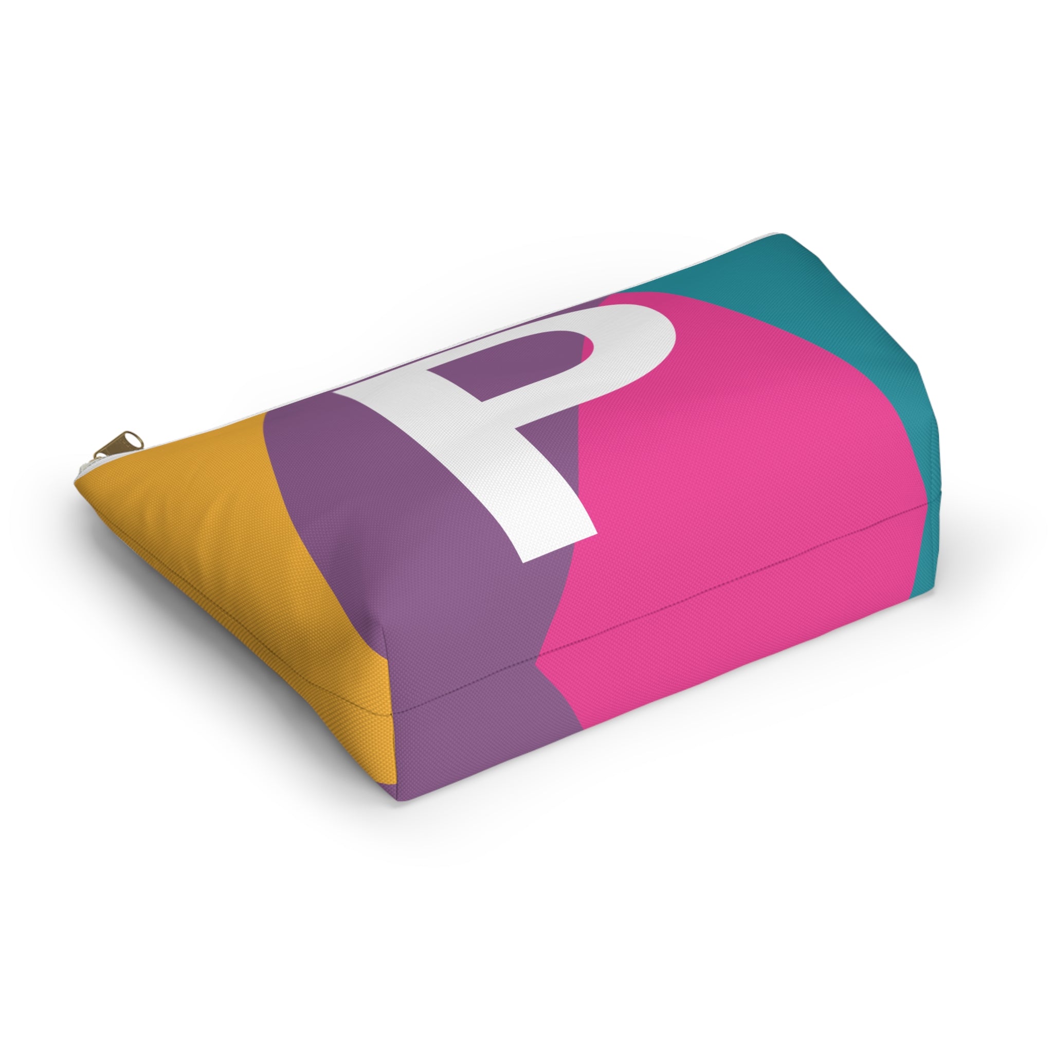 Colorblock Accessory Pouch — Monogram P T-Bottom Cosmetic Bag