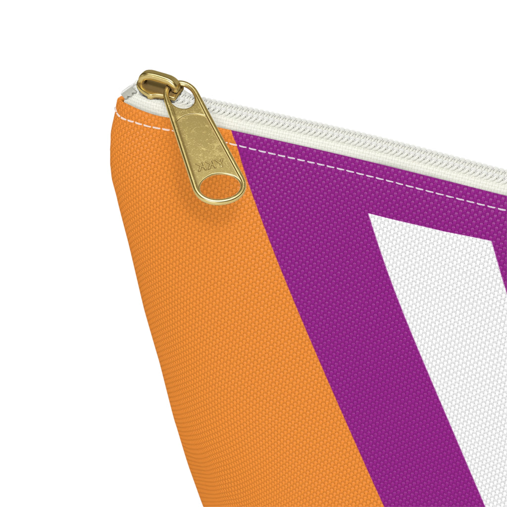 Colorblock Accessory Pouch — Monogram Y T-Bottom Cosmetic Bag