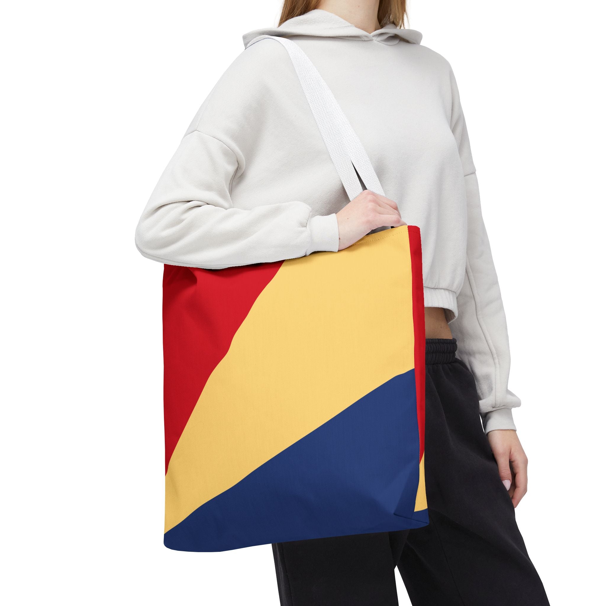 Colorblock Tote Bag