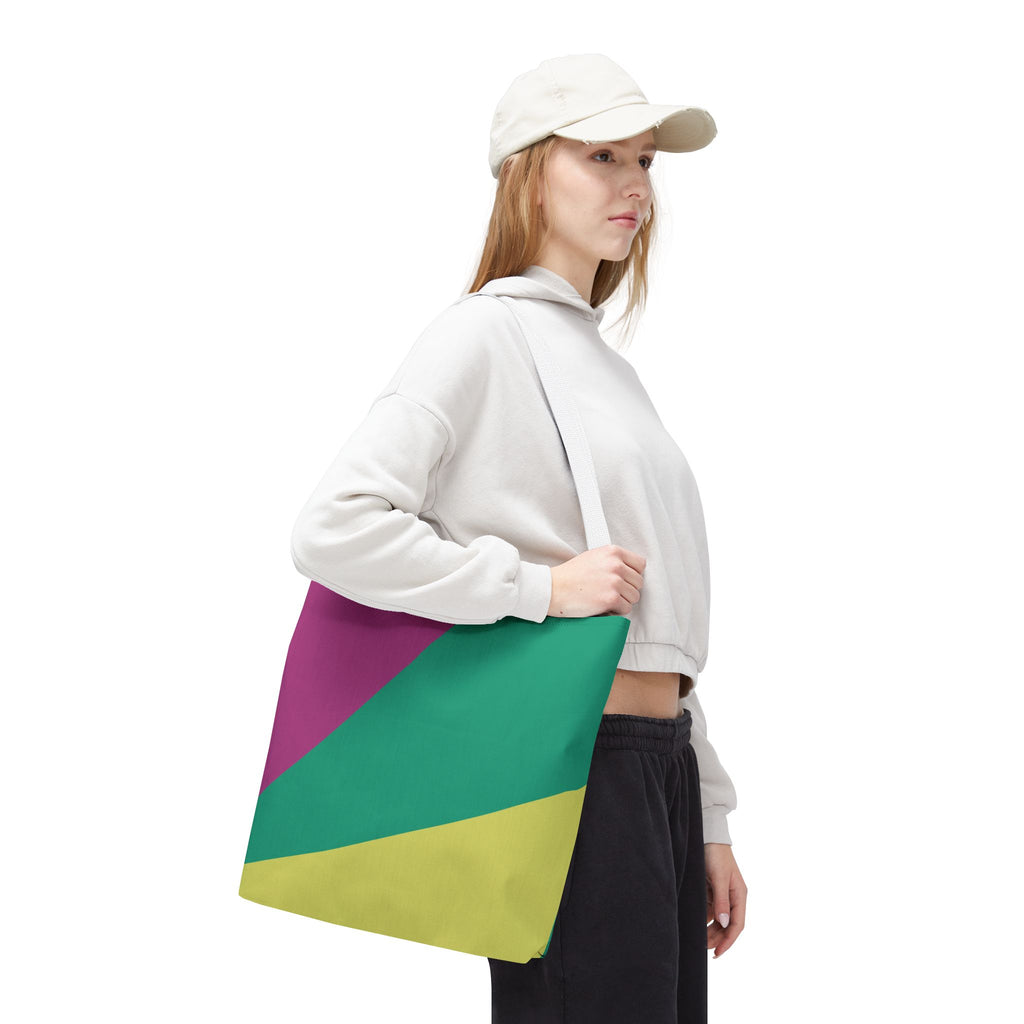 Colorblock Tote Bag