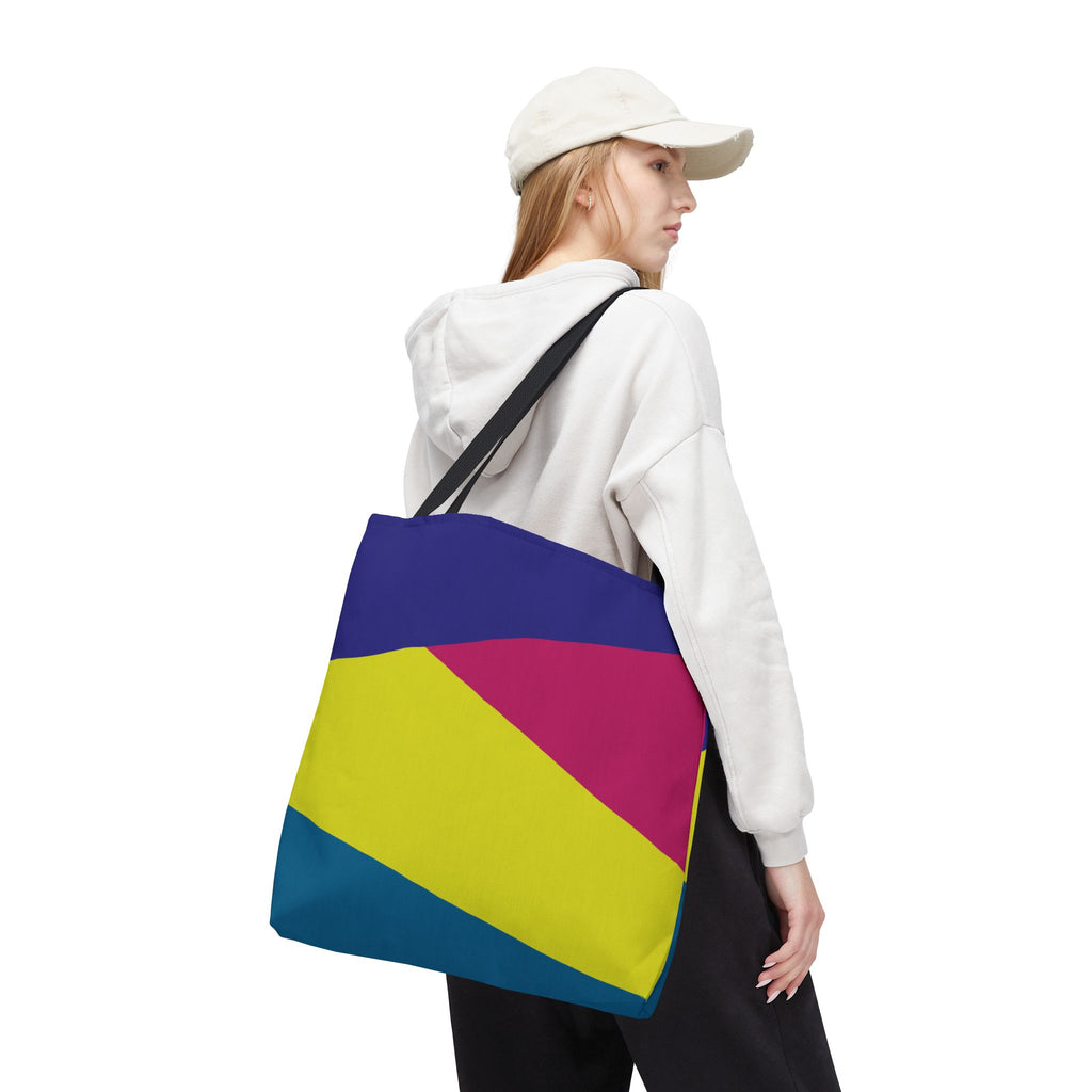 Colorblock Tote Bag
