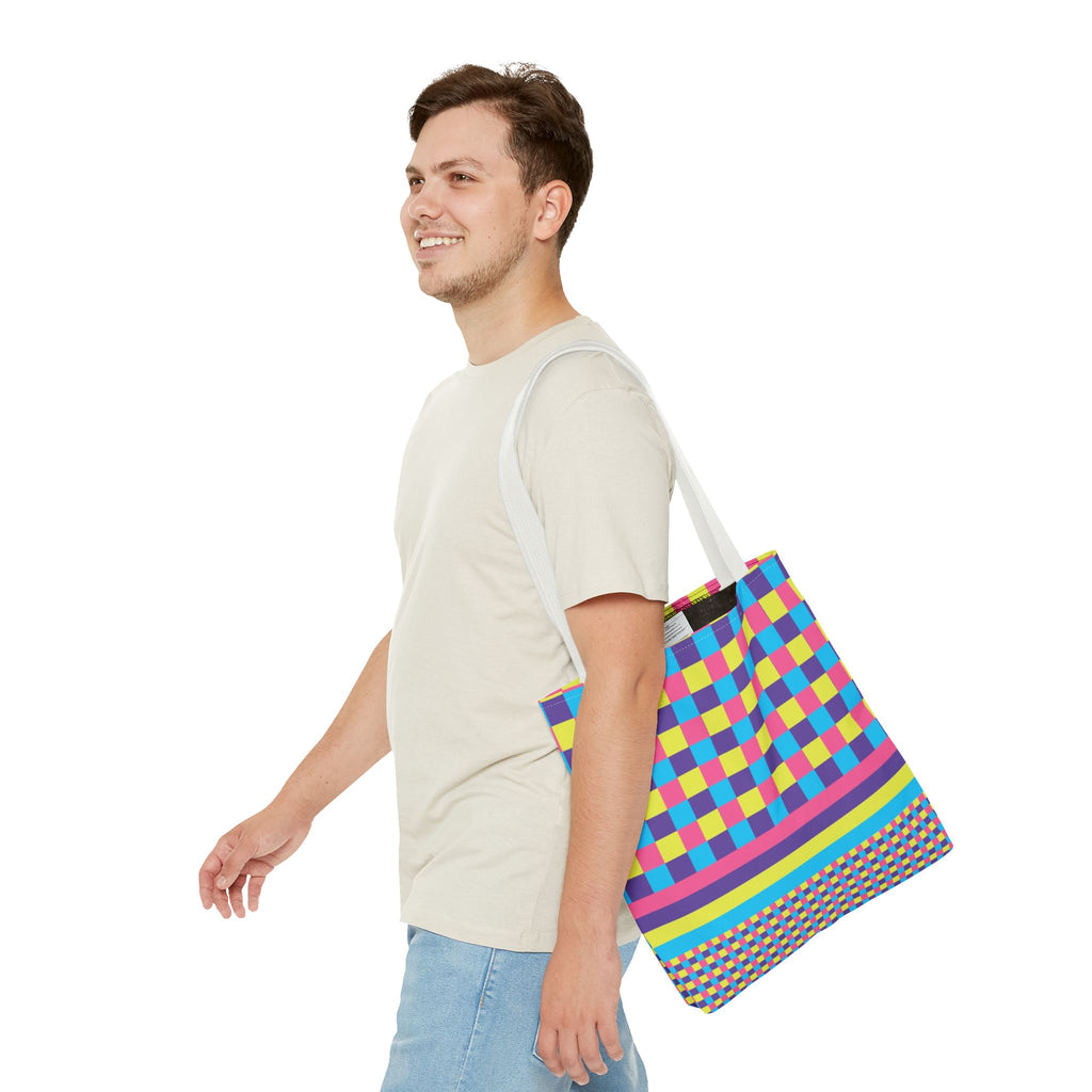 Colorblock Tote Bag