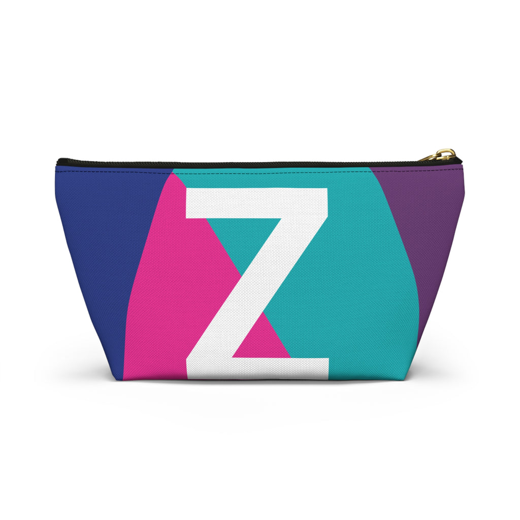 Colorblock Accessory Pouch — Monogram Z T-Bottom Cosmetic Bag