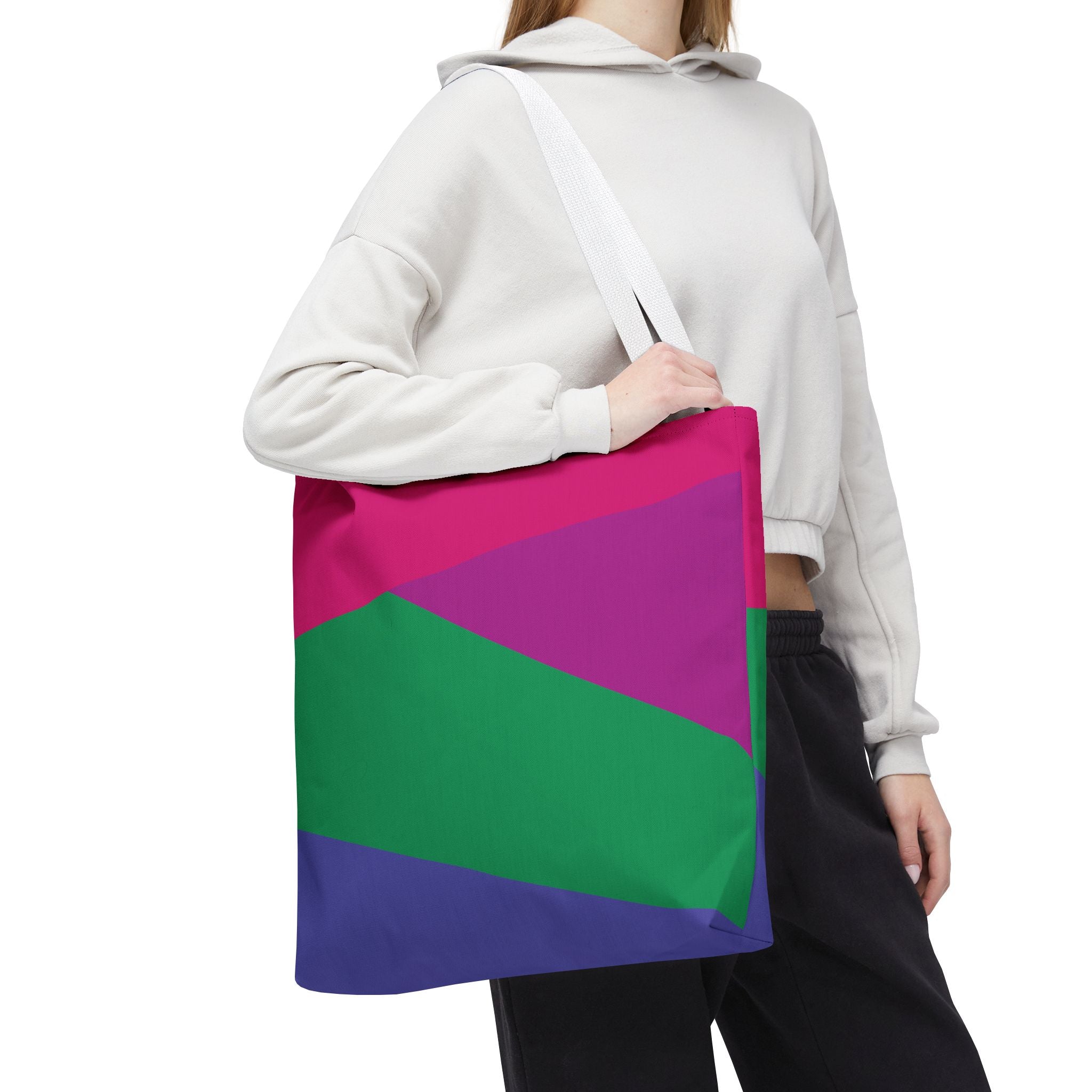 Colorblock Tote Bag