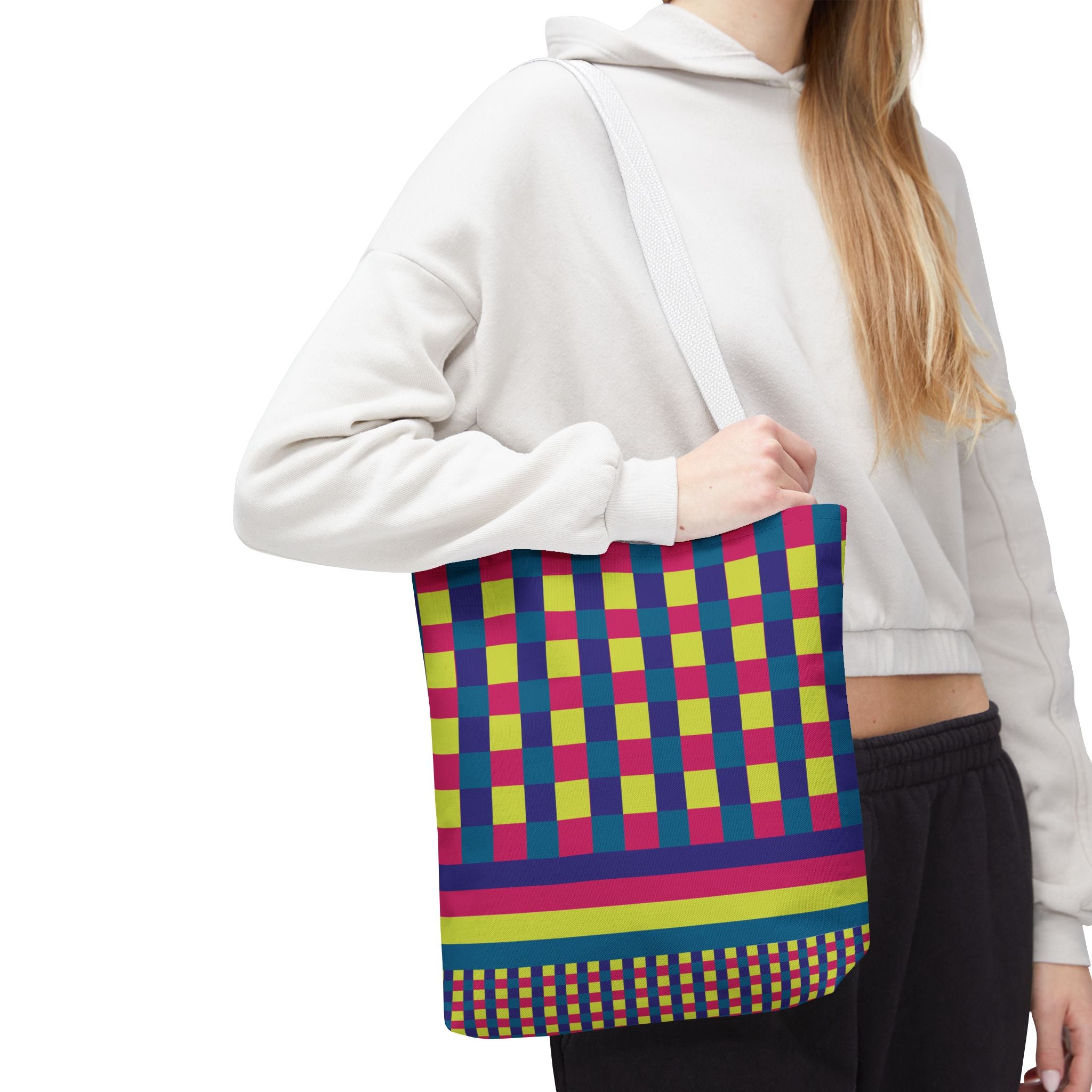 Colorblock Tote Bag