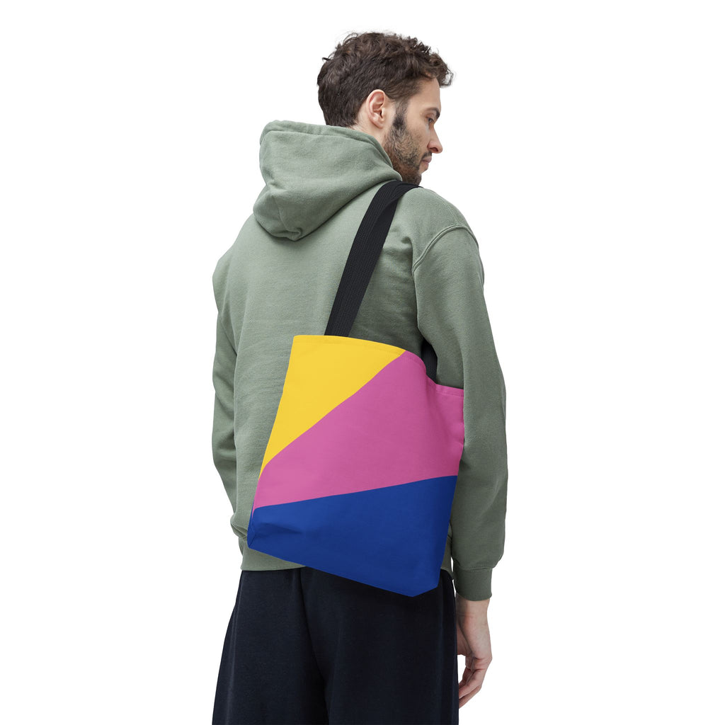 Colorblock Tote Bag