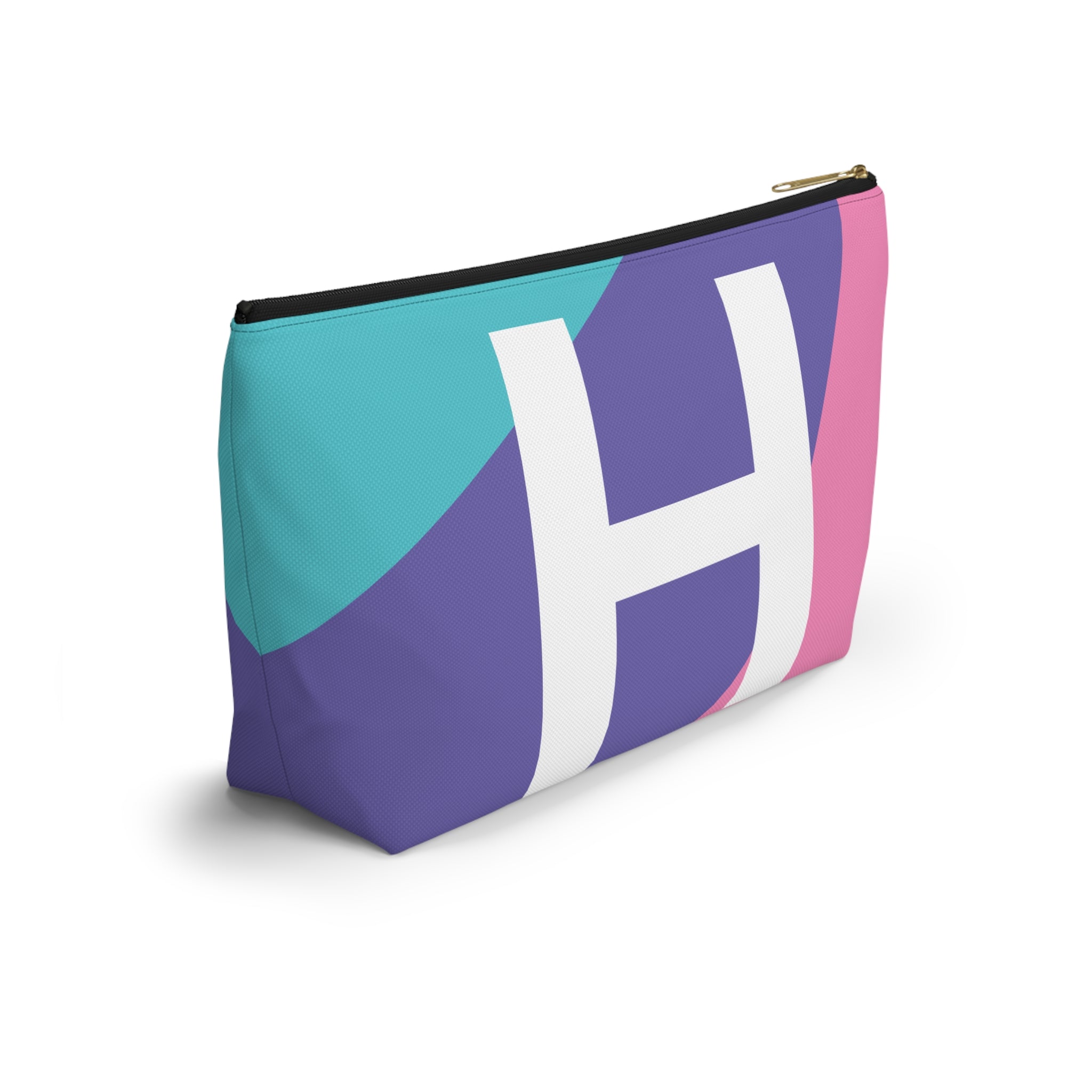 Colorblock Accessory Pouch — Monogram H T-Bottom Cosmetic Bag
