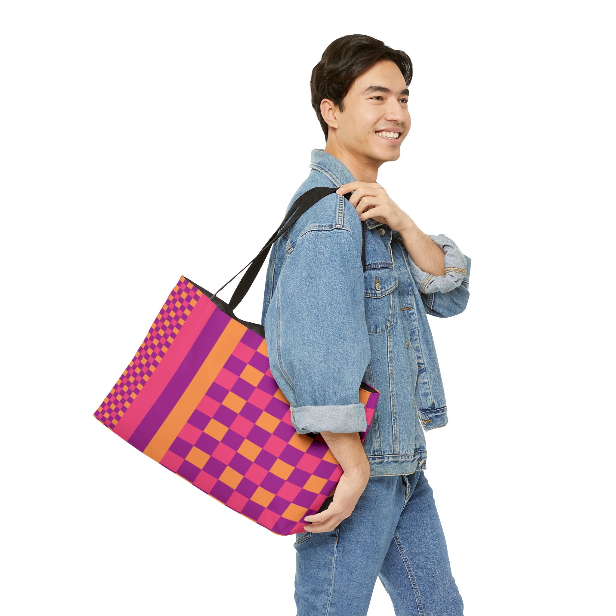 Colorblock Tote Bag