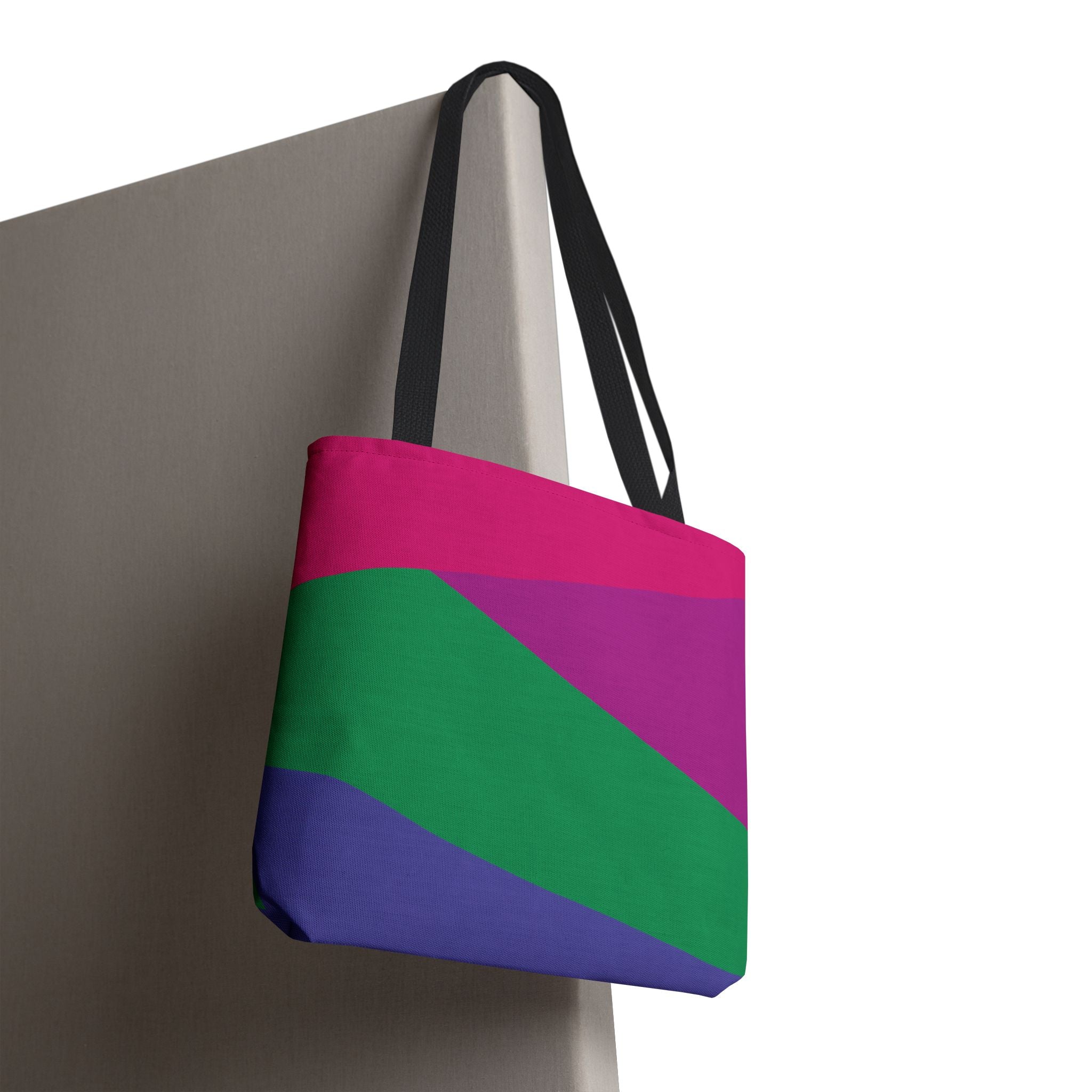 Colorblock Tote Bag