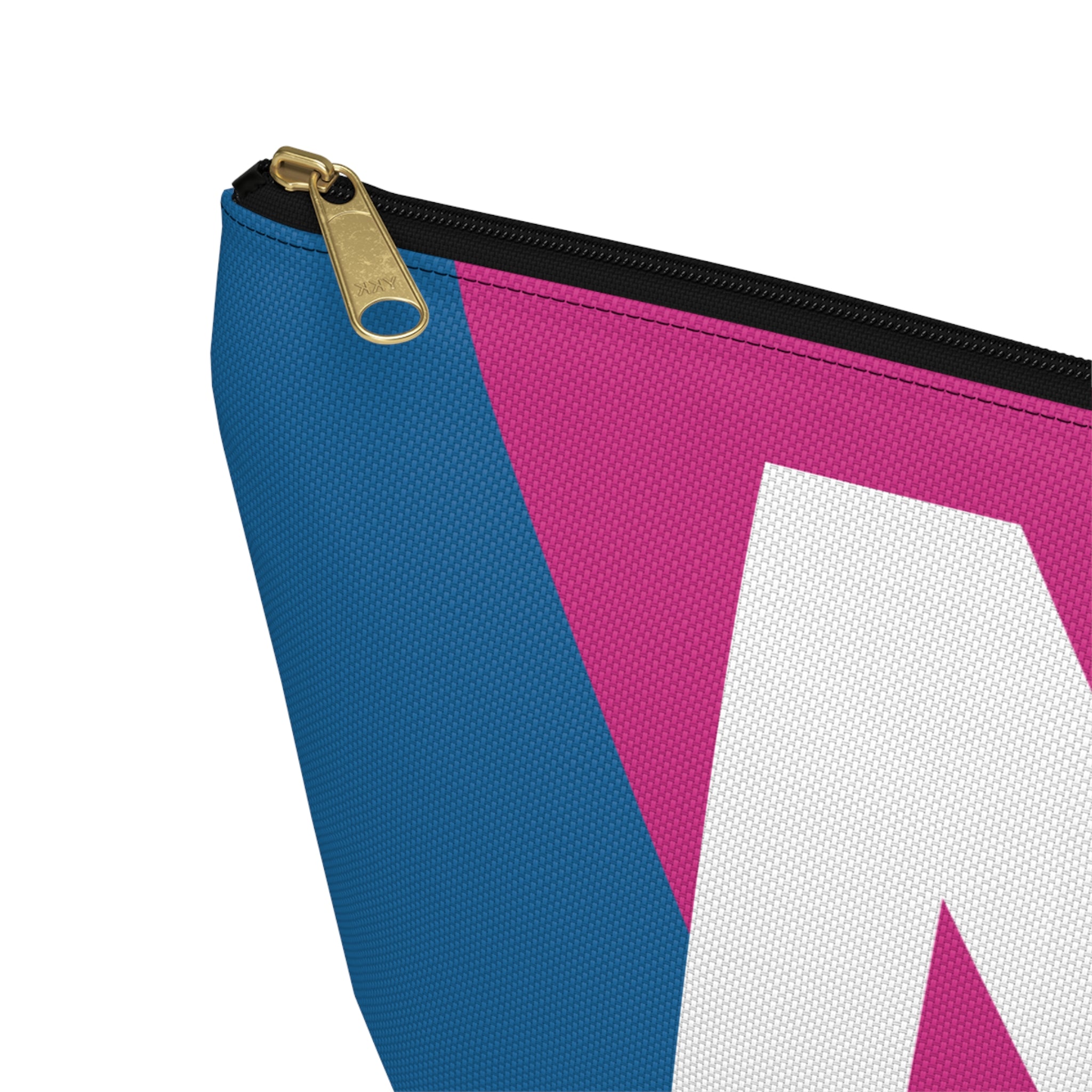 Initials Colorblock Accessory Pouch — Monogram N T-Bottom Cosmetic Bag