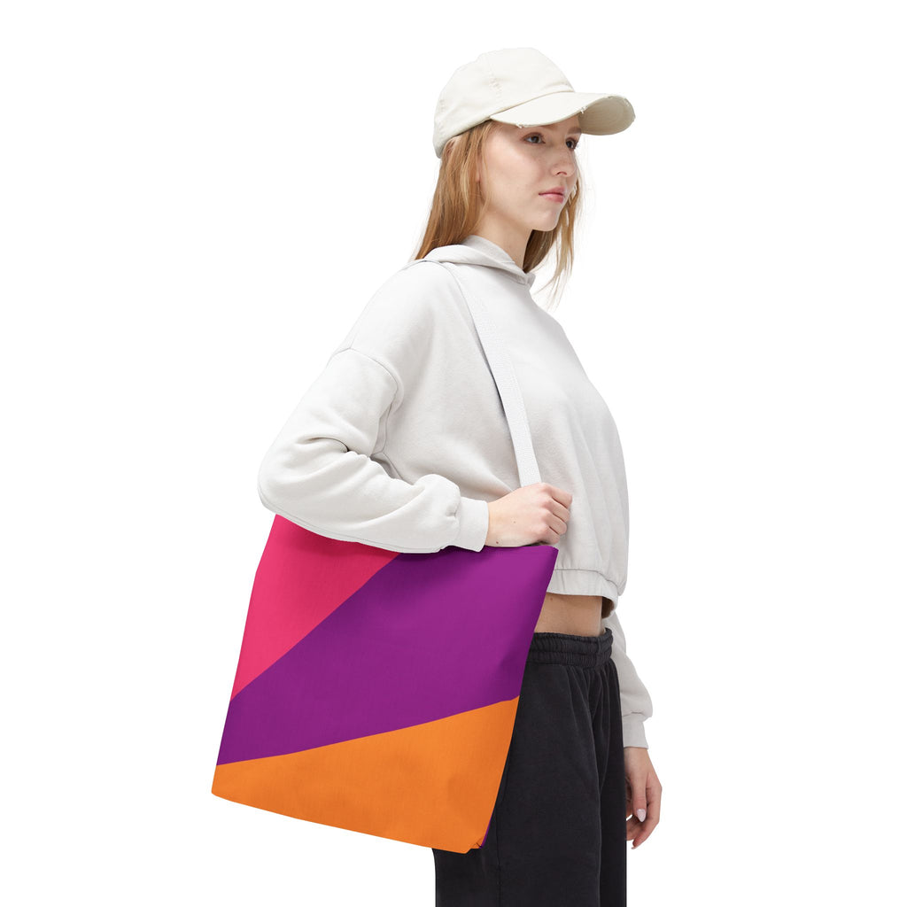 Colorblock Tote Bag