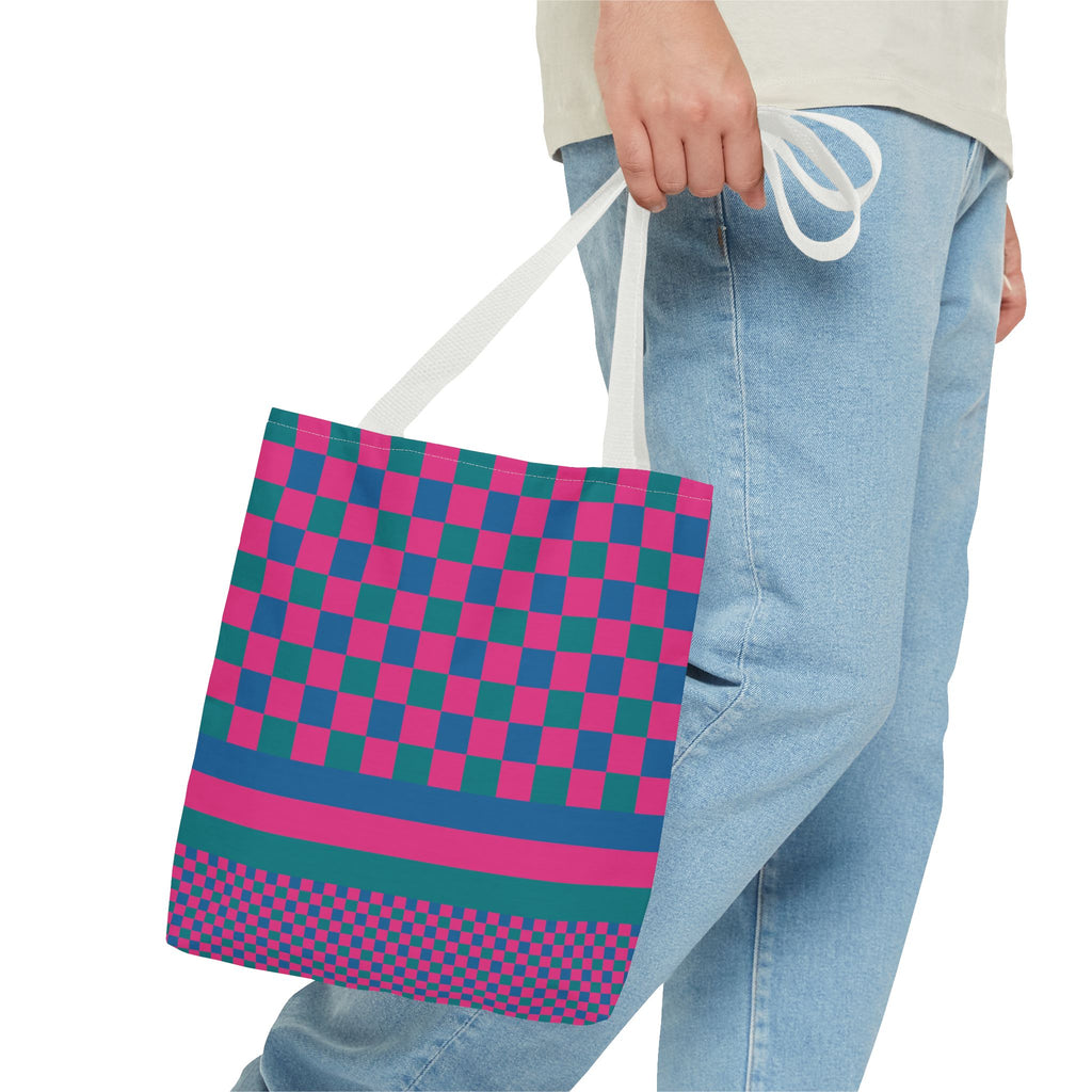 Colorblock Tote Bag