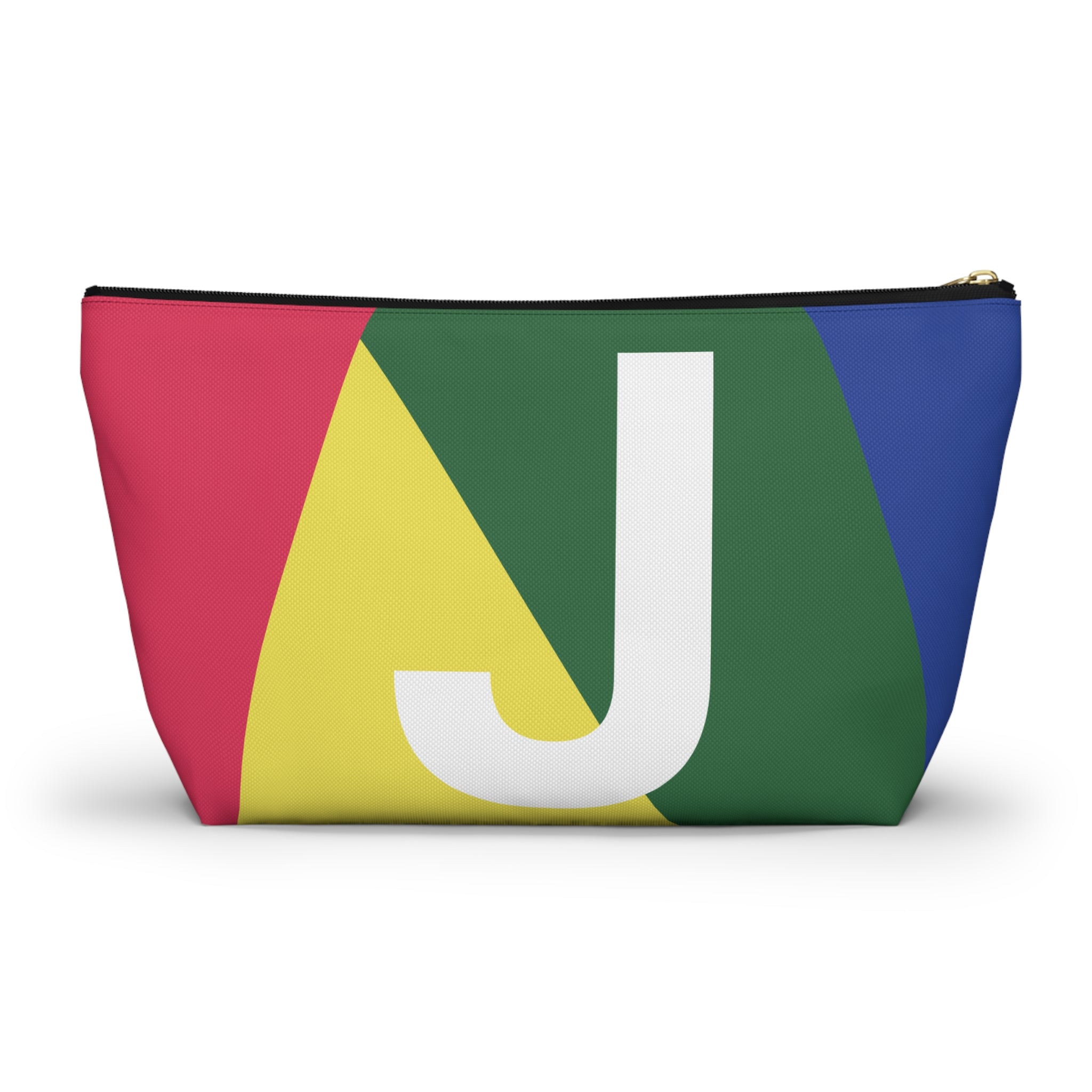 Colorblock Accessory Pouch — Monogram J T-Bottom Cosmetic Bag
