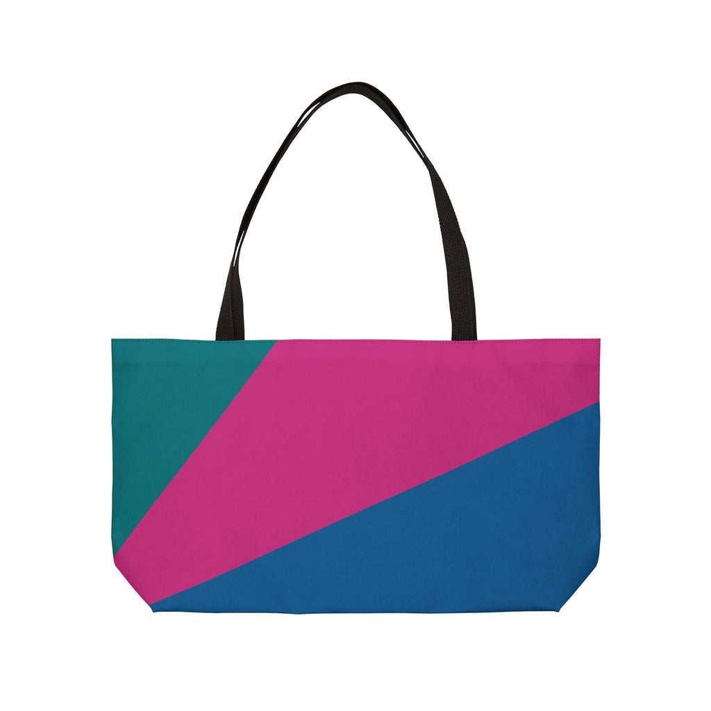 Colorblock Tote Bag