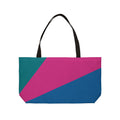 Colorblock Tote Bag