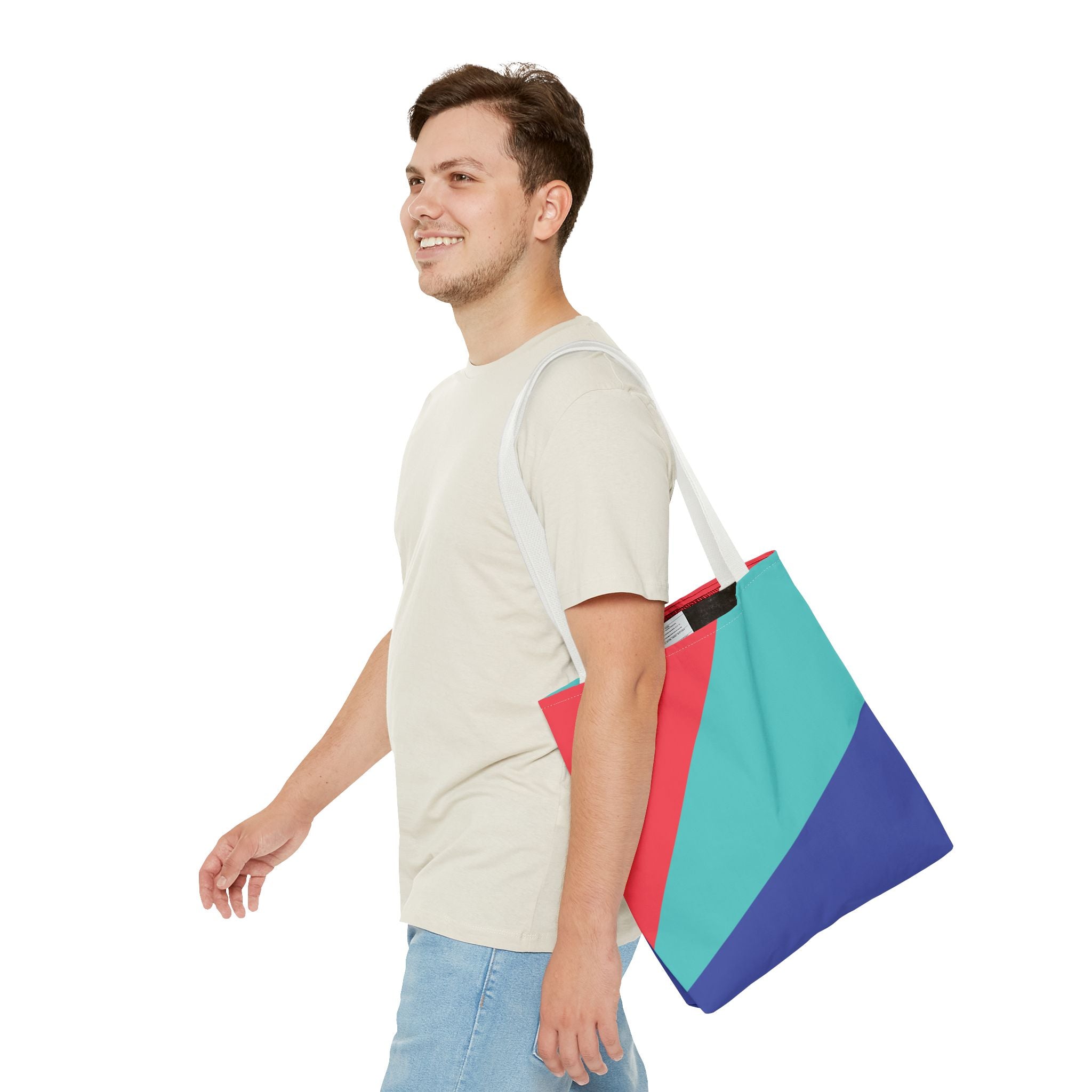 Colorblock Tote Bag