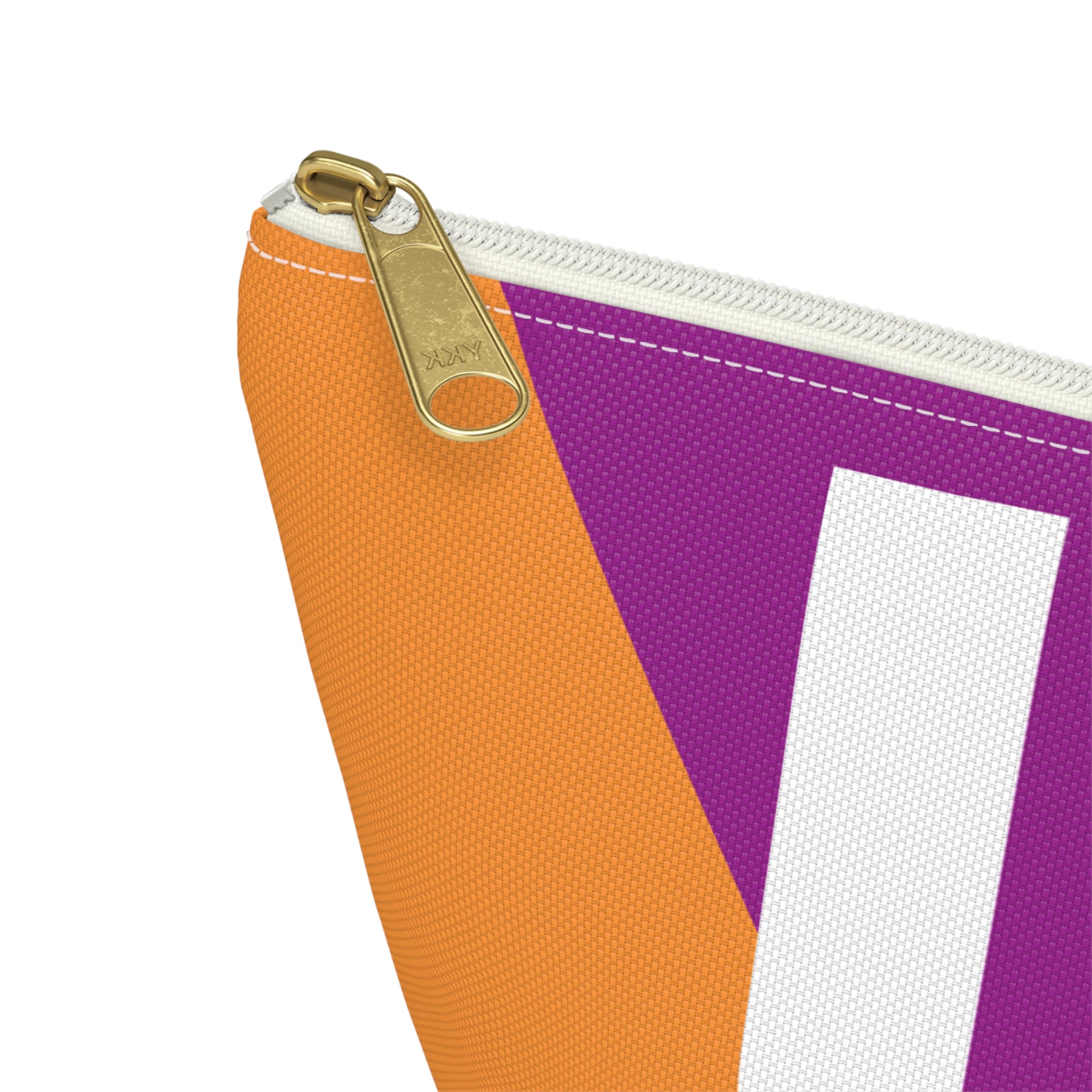 Colorblock Accessory Pouch — Monogram U T-Bottom Cosmetic Bag