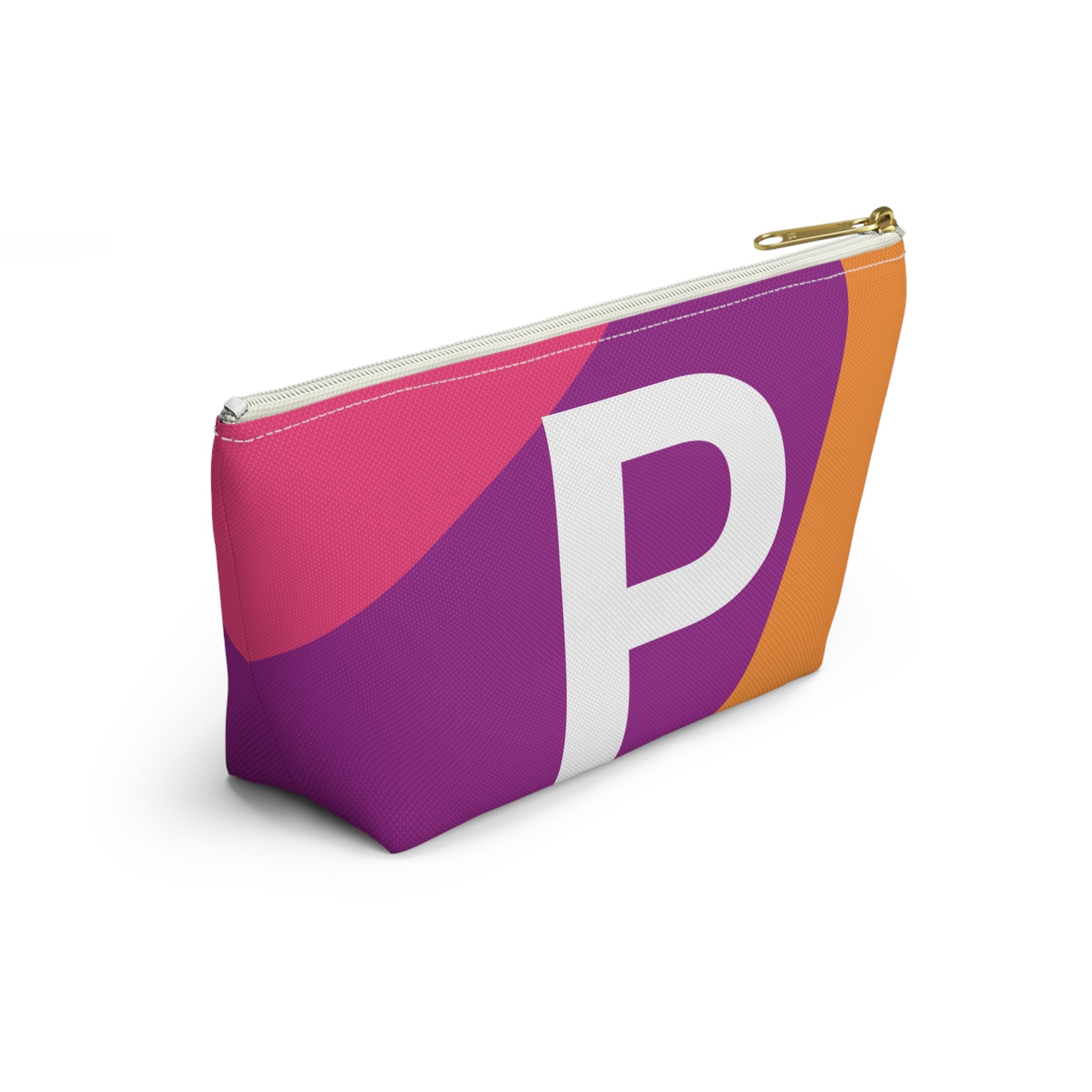 Colorblock Accessory Pouch — Monogram P T-Bottom Cosmetic Bag
