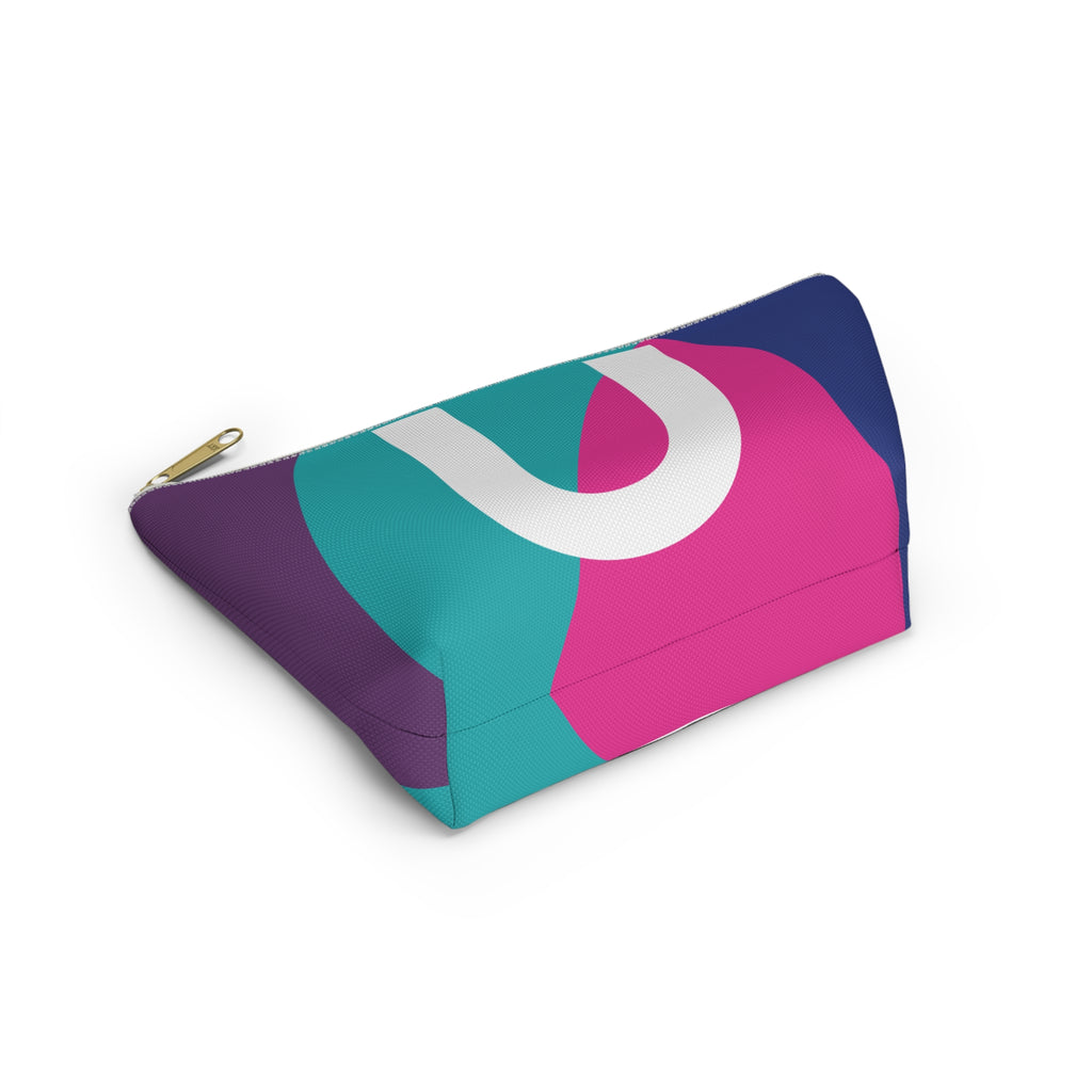 Colorblock Accessory Pouch — Monogram U T-Bottom Cosmetic Bag