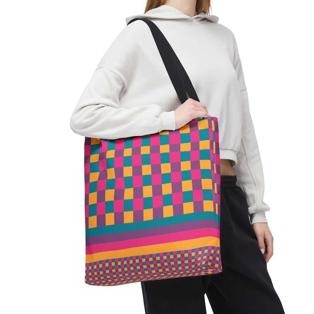 Colorblock Tote Bag