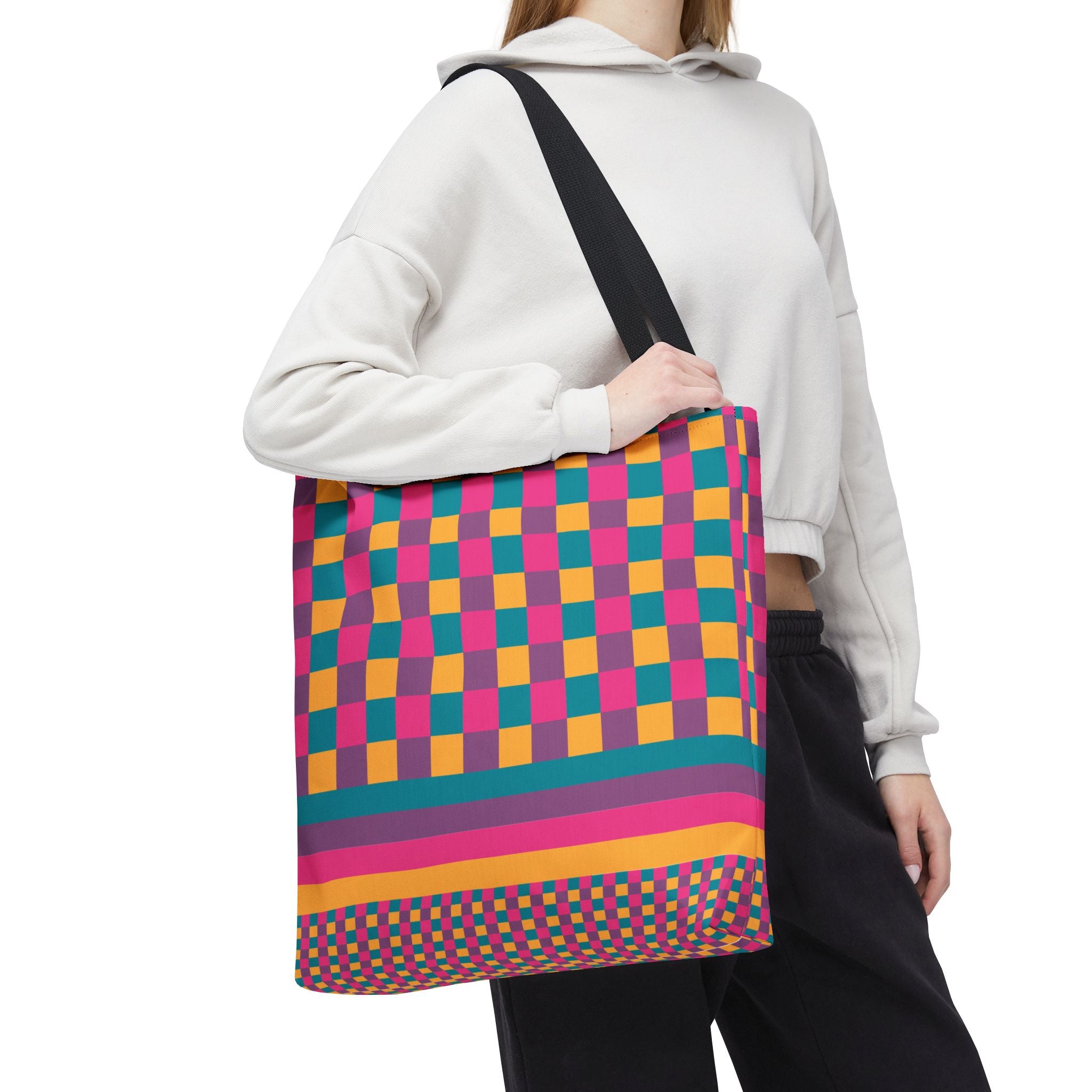 Colorblock Tote Bag
