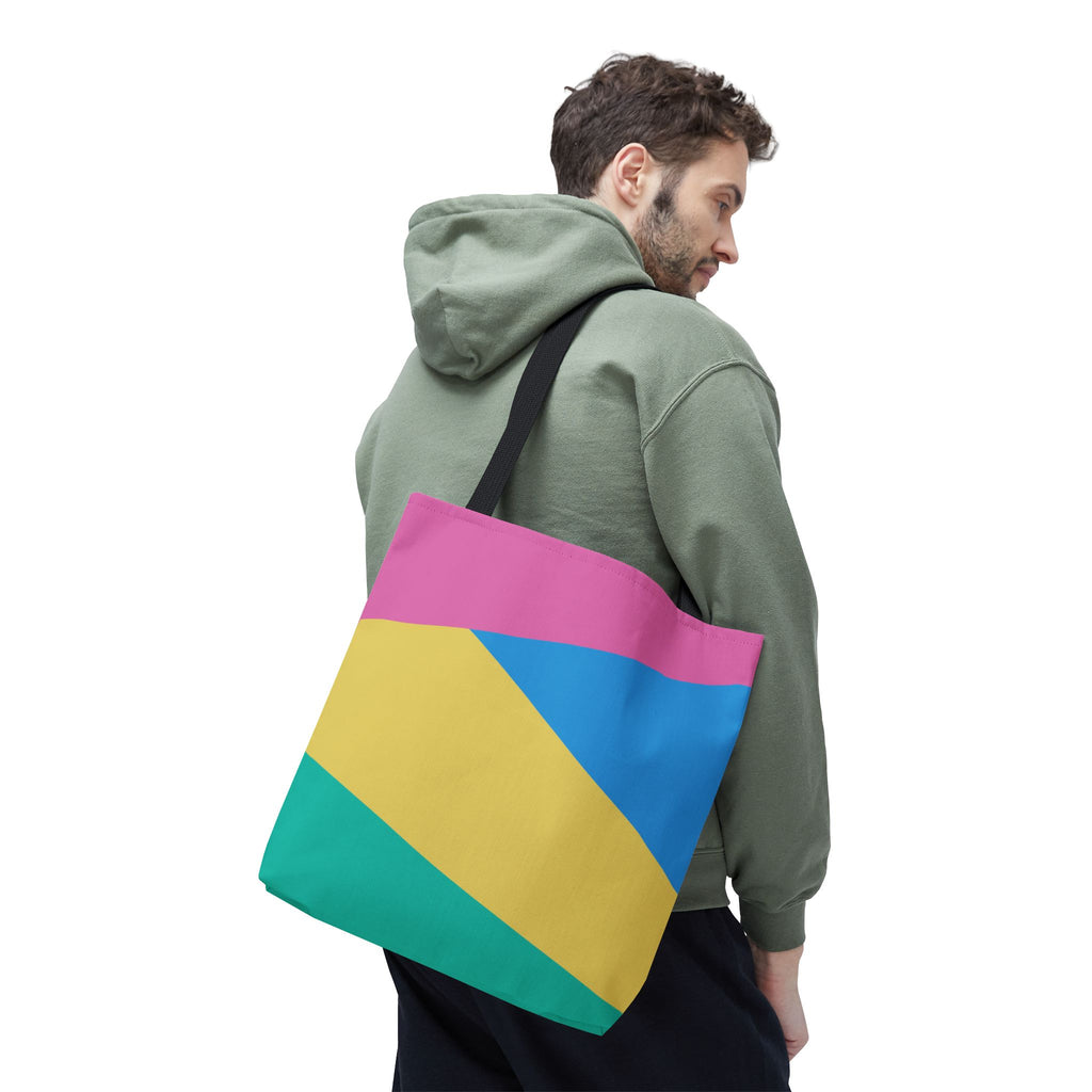 Colorblock Tote Bag