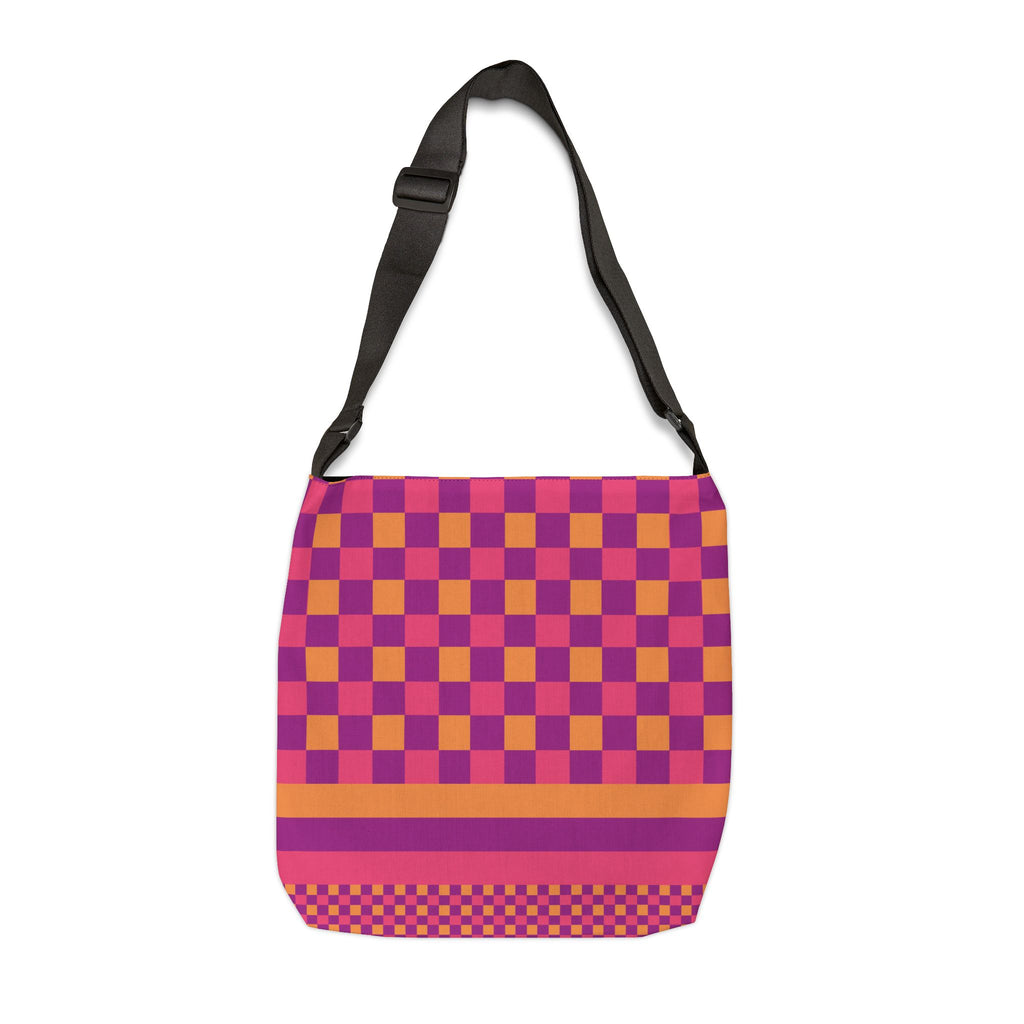 Colorblock Geometric Tote Bag
