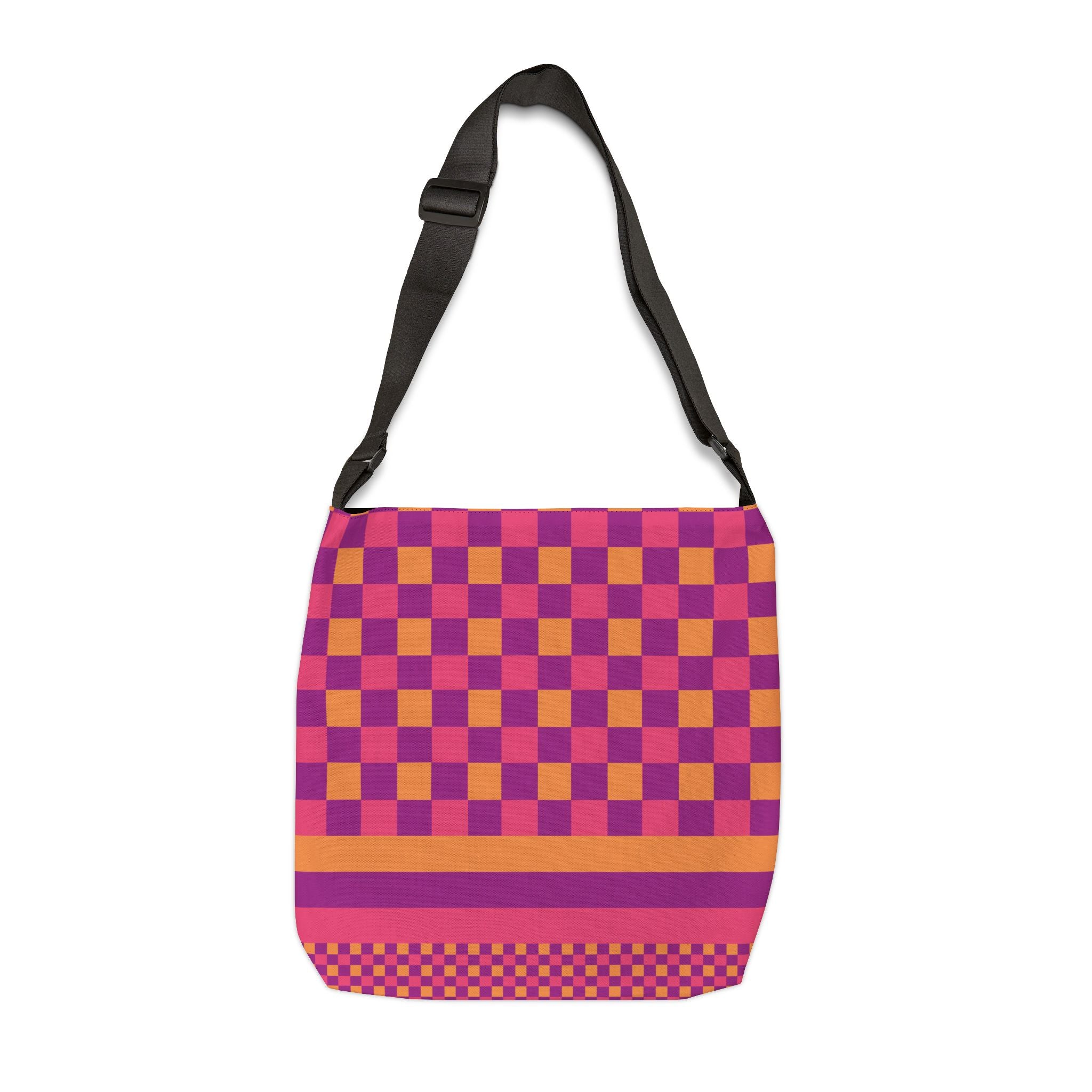 Colorblock Geometric Tote Bag