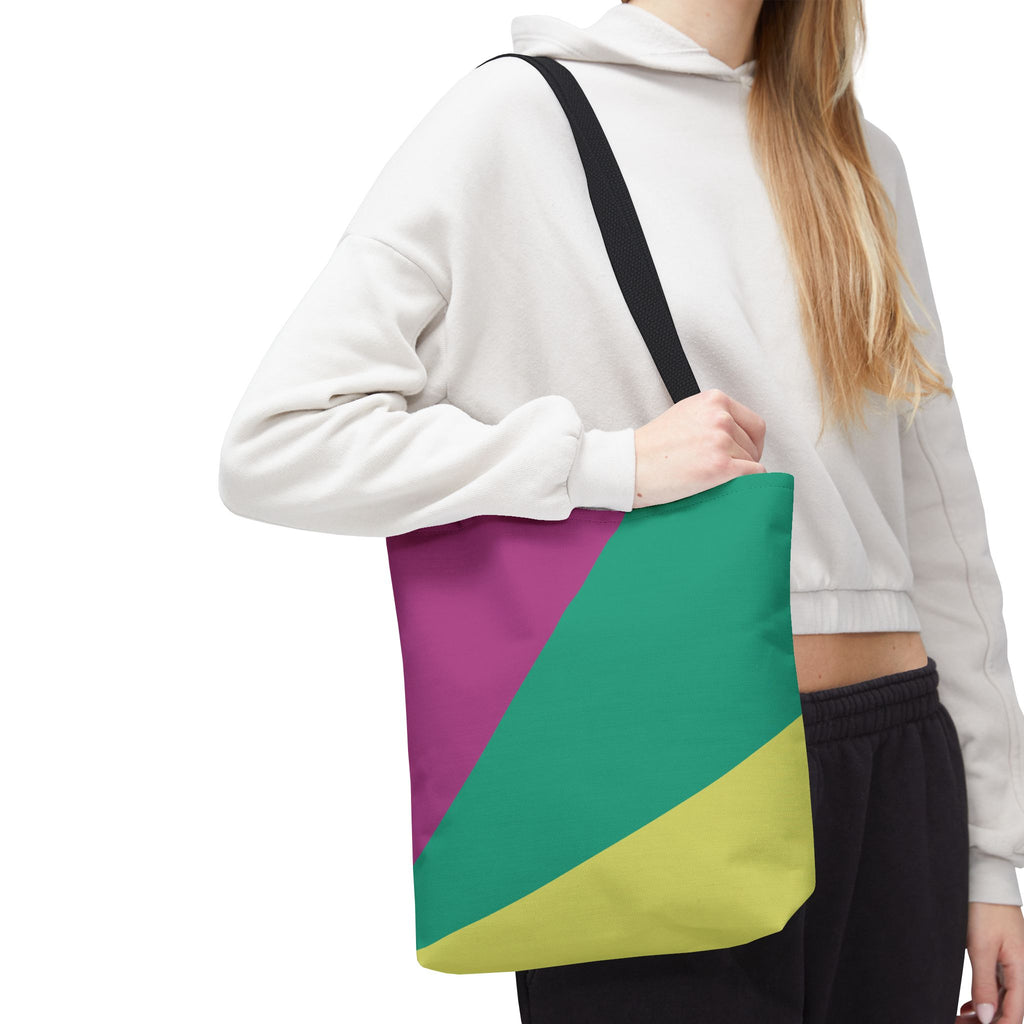 Colorblock Tote Bag