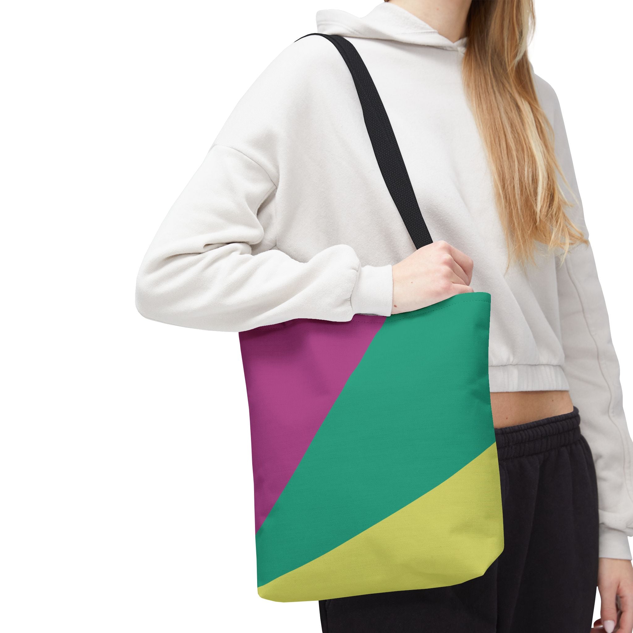 Colorblock Tote Bag