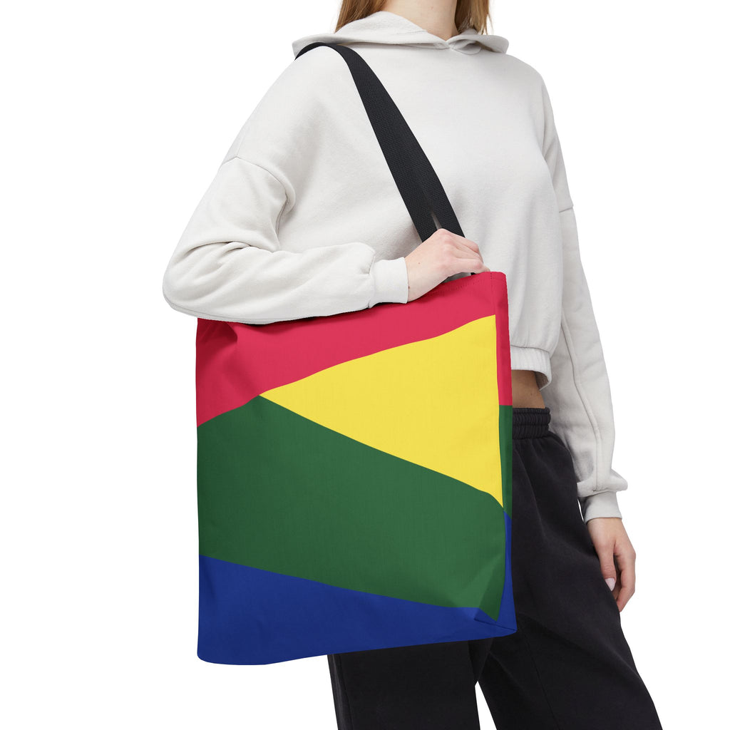 Colorblock Tote Bag