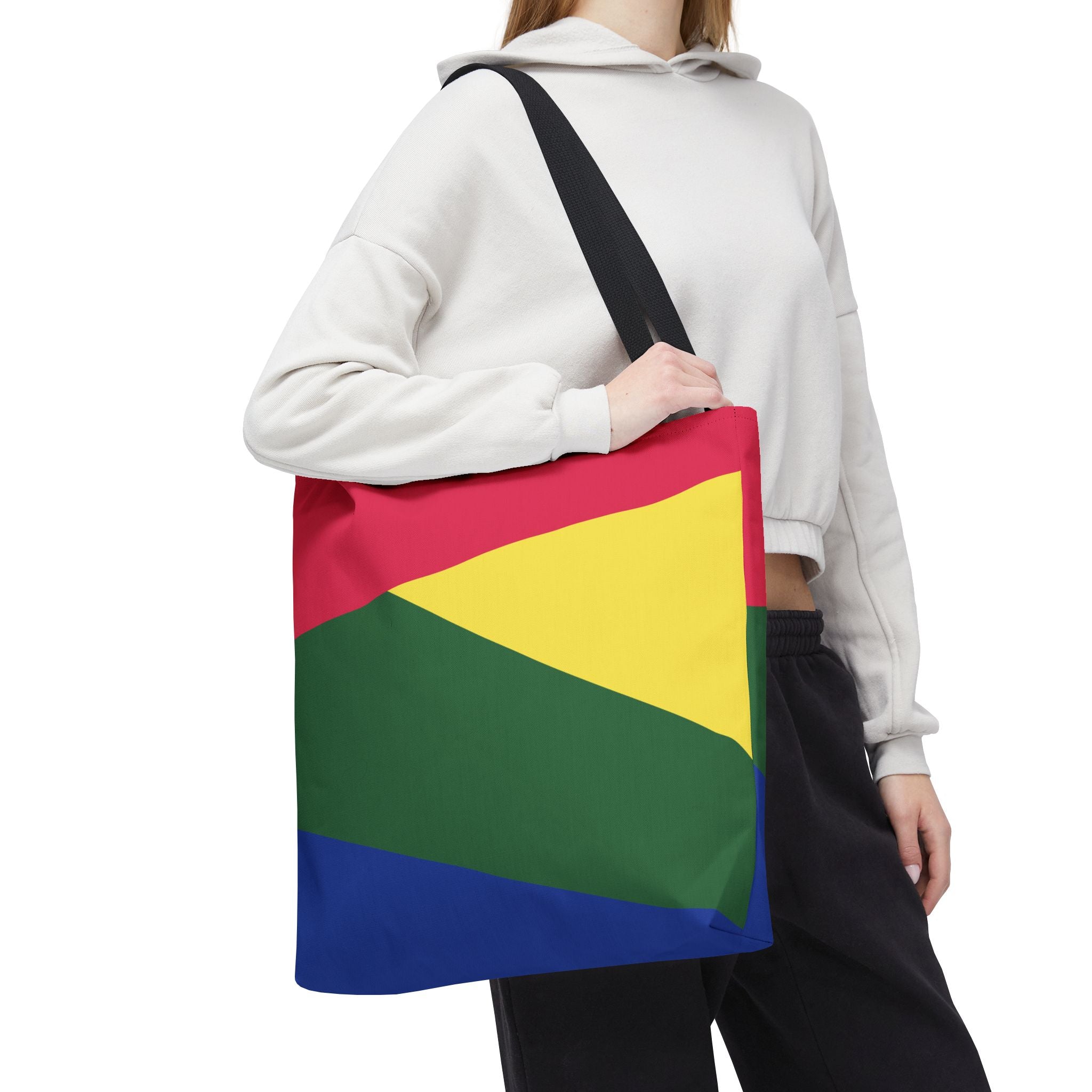 Colorblock Tote Bag