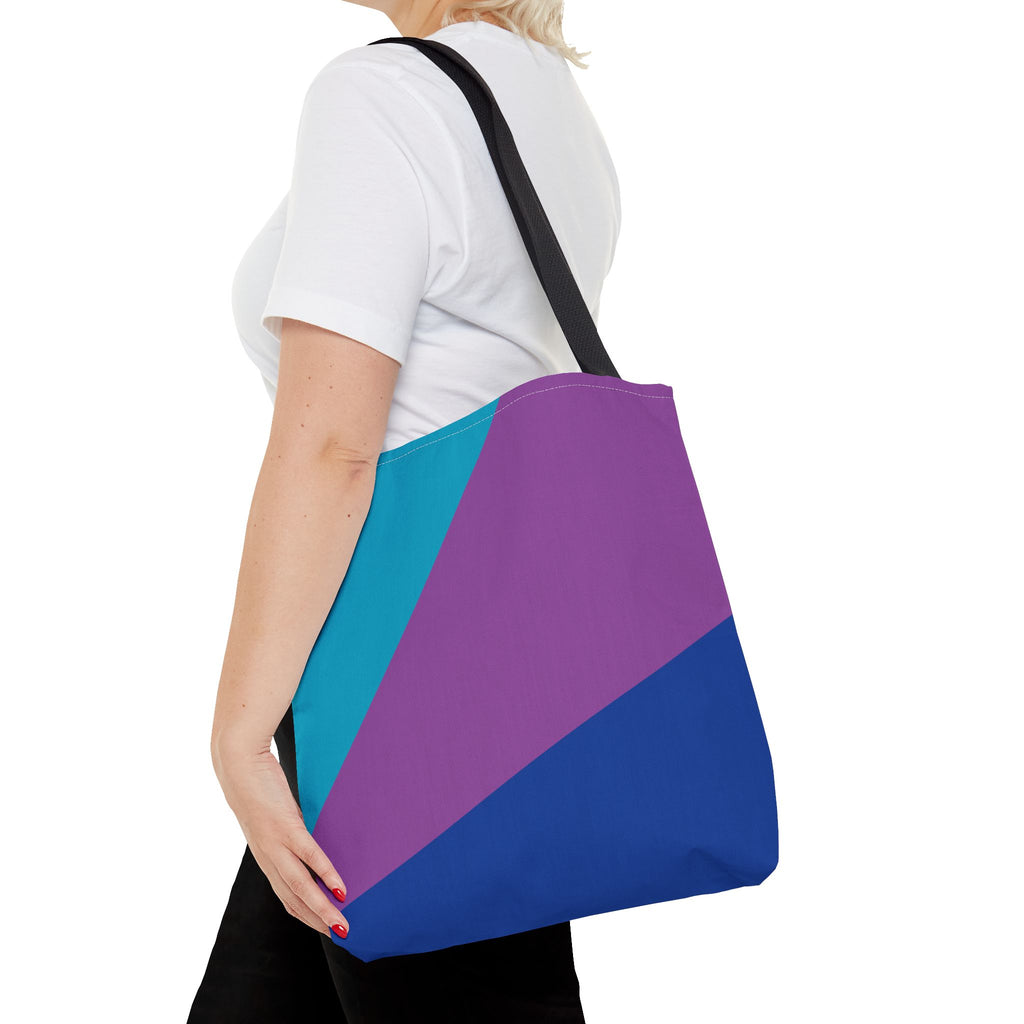 Colorblock Tote Bag