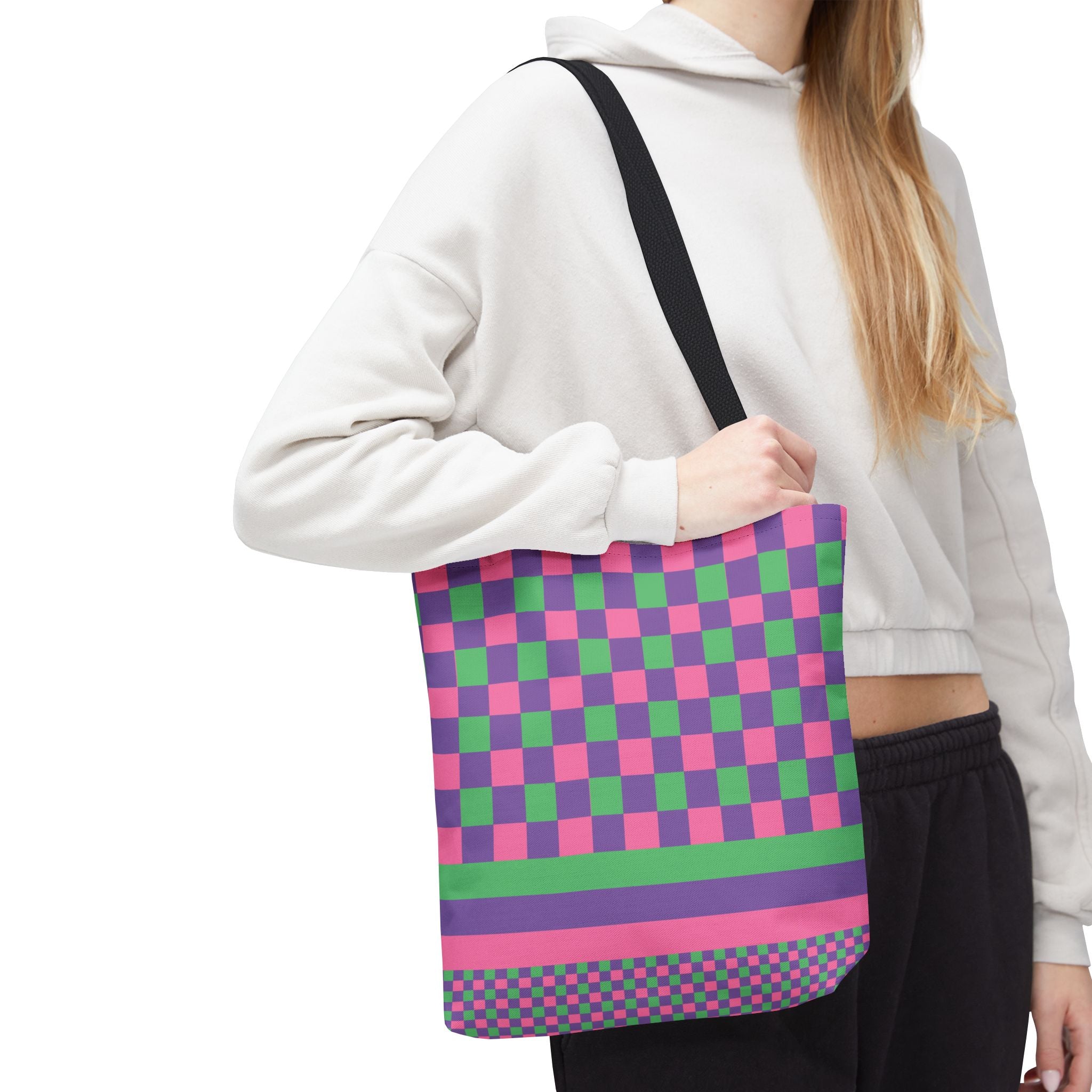 Colorblock Tote Bag