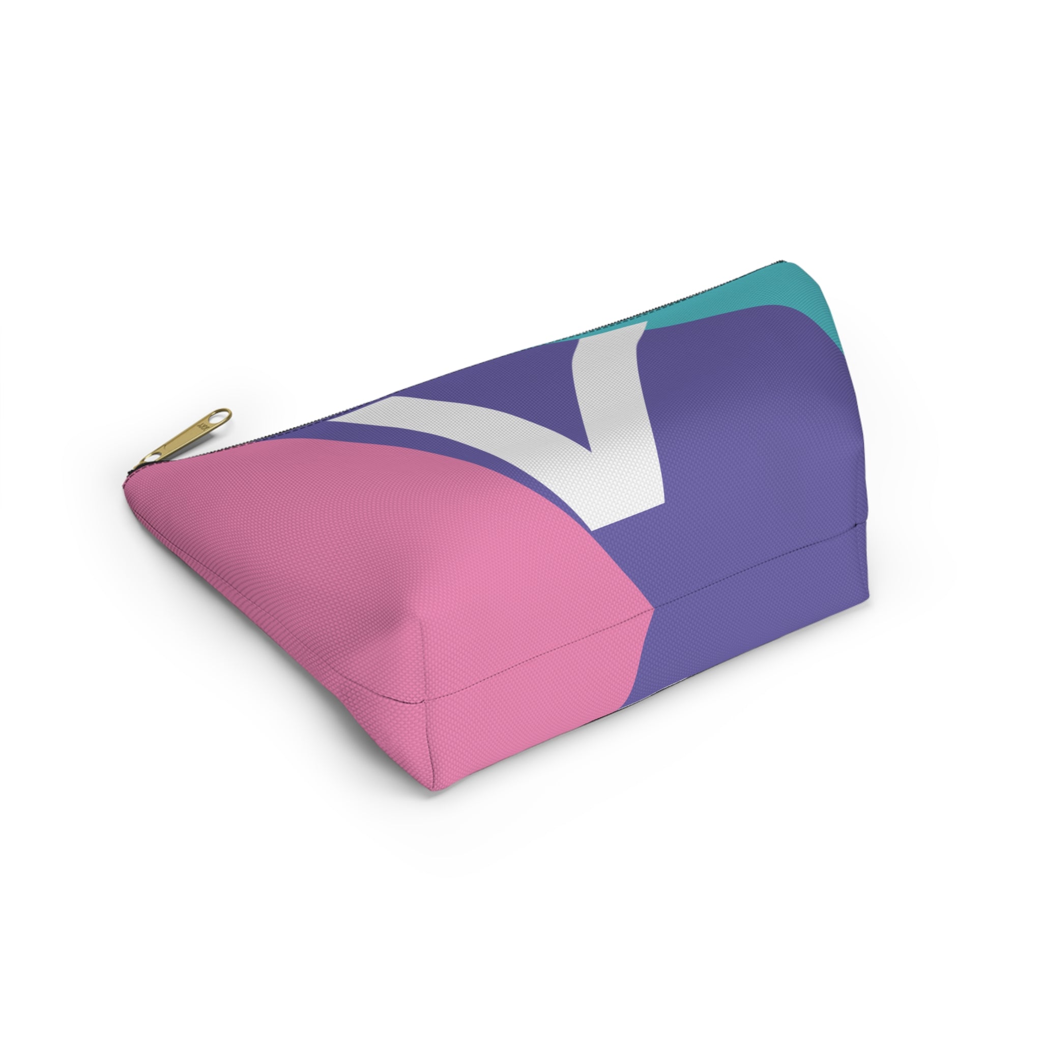 Colorblock Accessory Pouch — Monogram V T-Bottom Cosmetic Bag