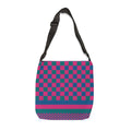 Colorblock Geometric Tote Bag