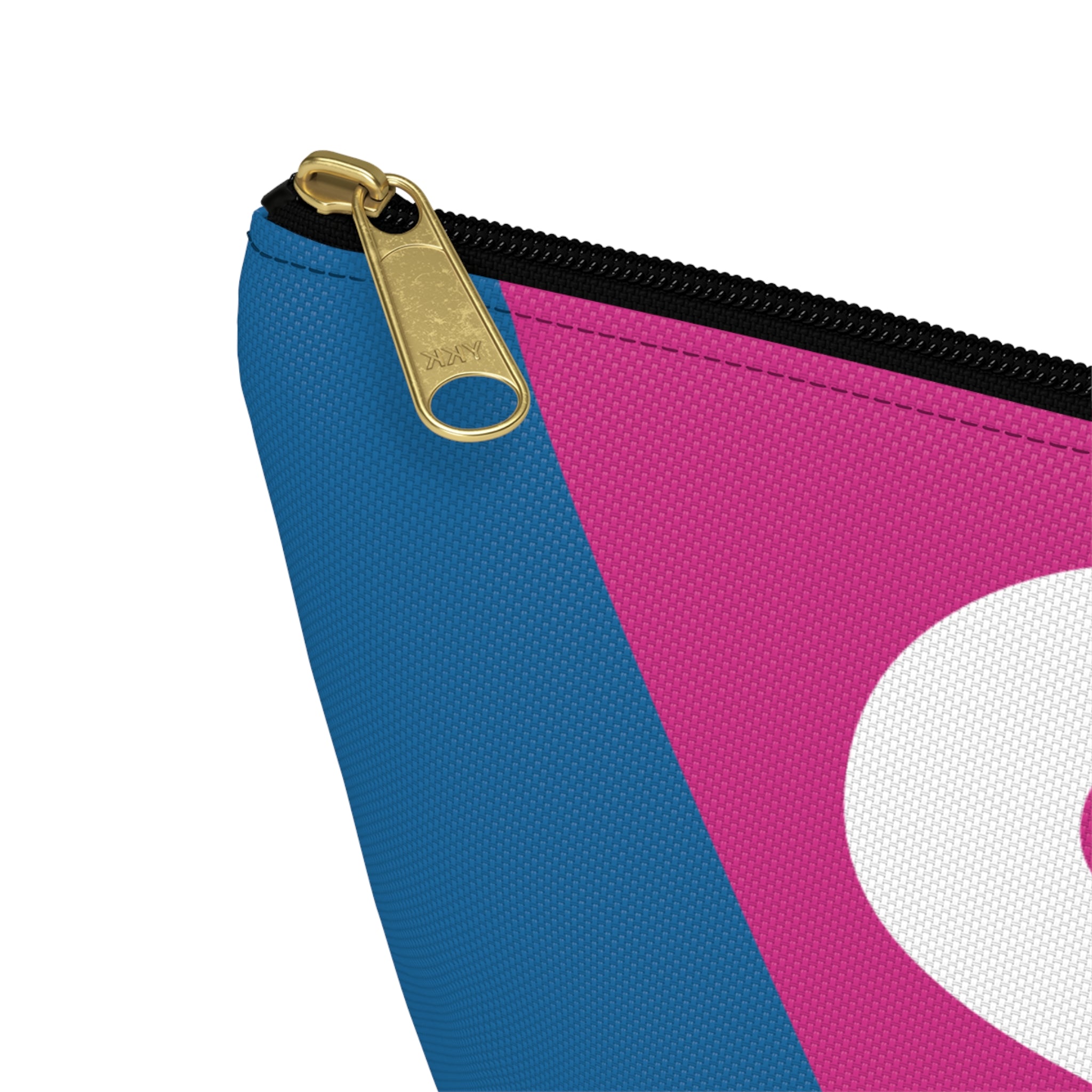 Initials Colorblock Accessory Pouch — Monogram S T-Bottom Cosmetic Bag