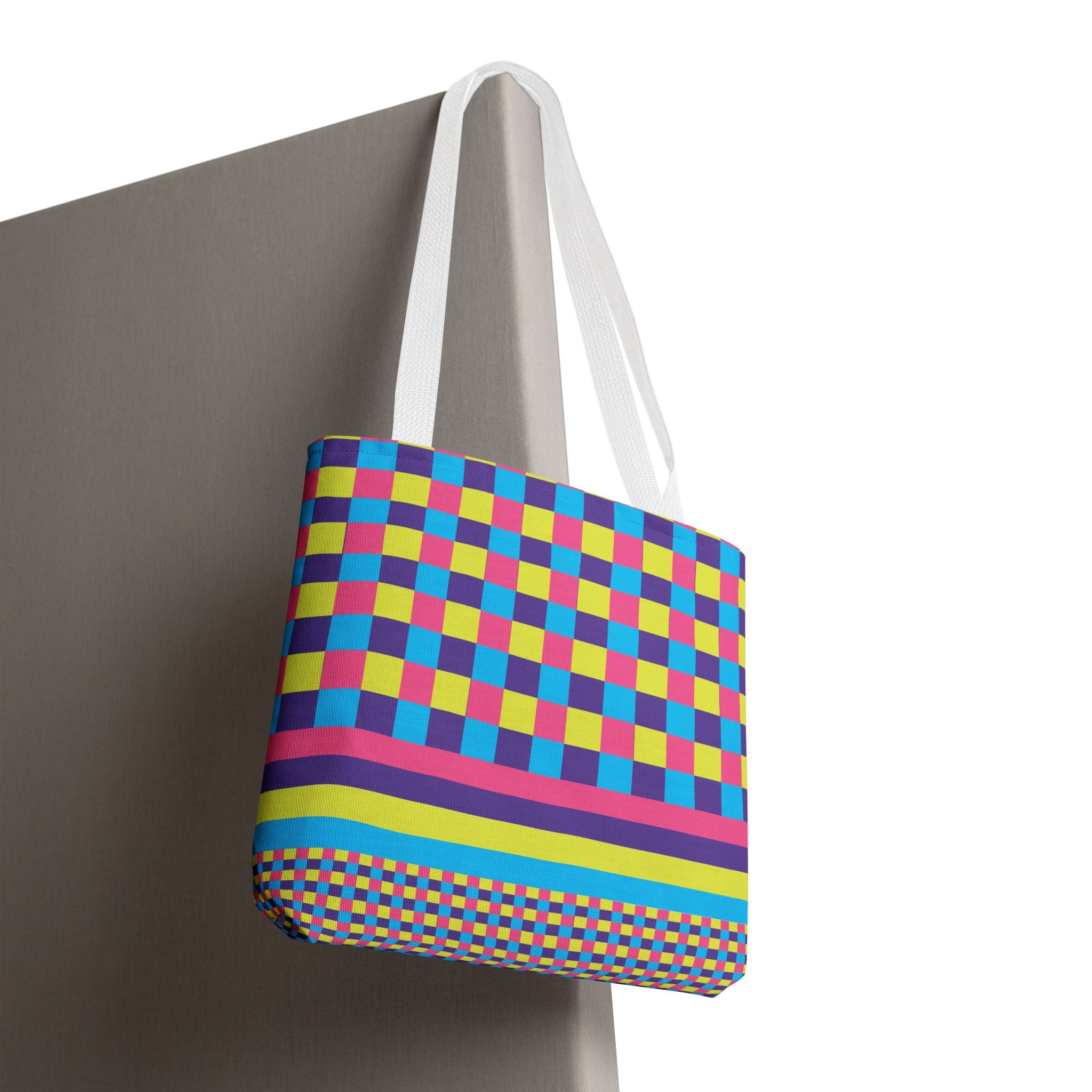 Colorblock Tote Bag
