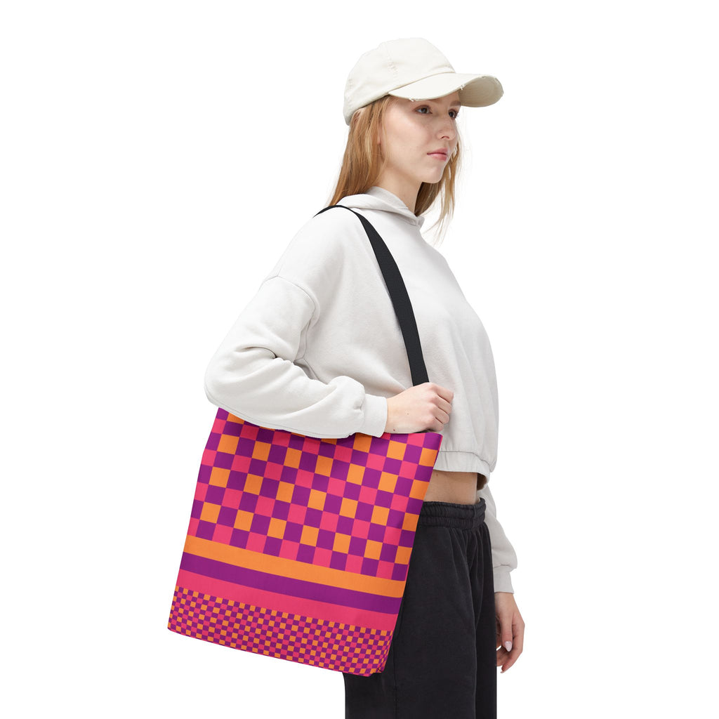 Colorblock Tote Bag