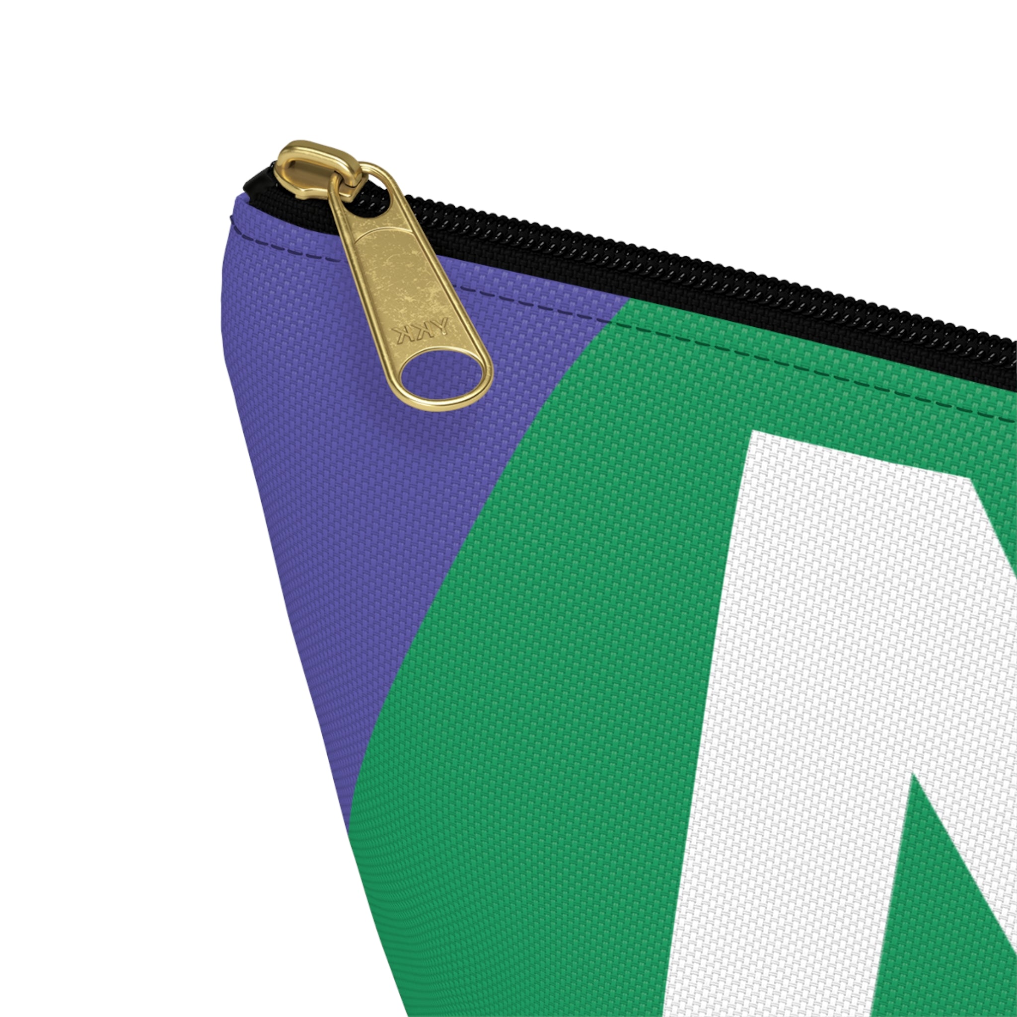 Initials Colorblock Accessory Pouch — Monogram N T-Bottom Cosmetic Bag