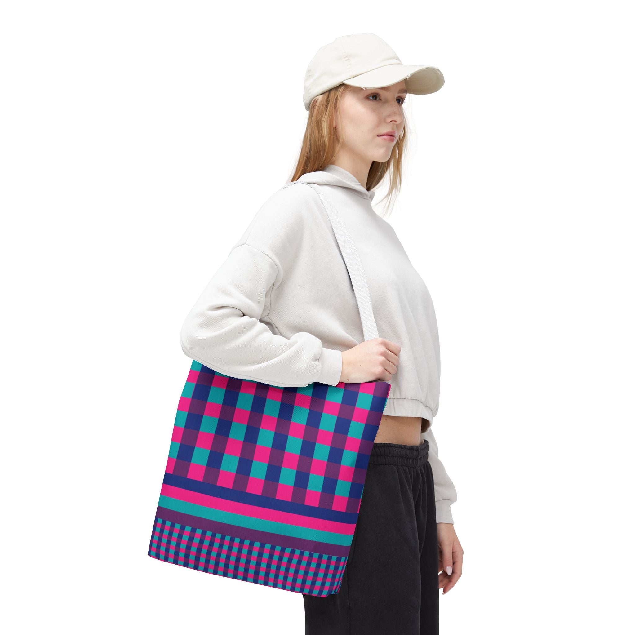 Colorblock Tote Bag