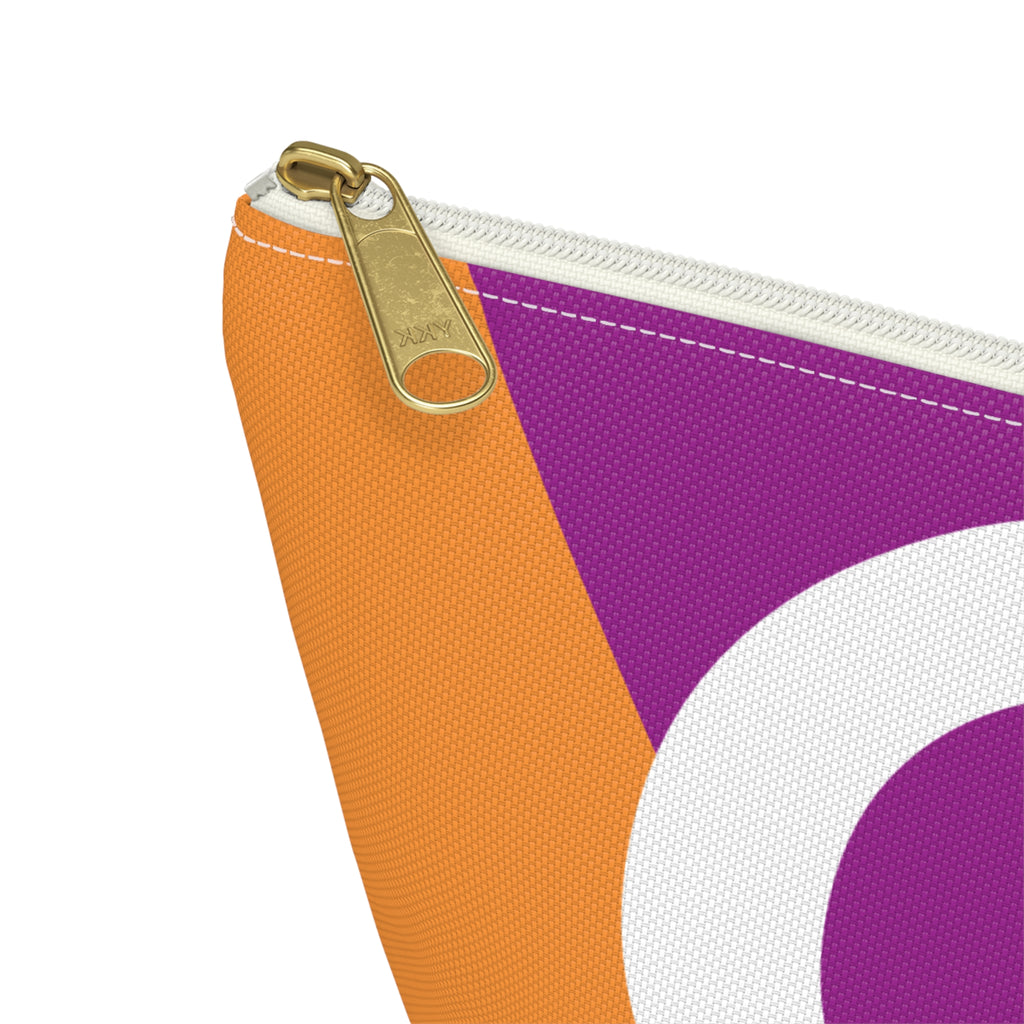 Colorblock Accessory Pouch — Monogram O T-Bottom Cosmetic Bag