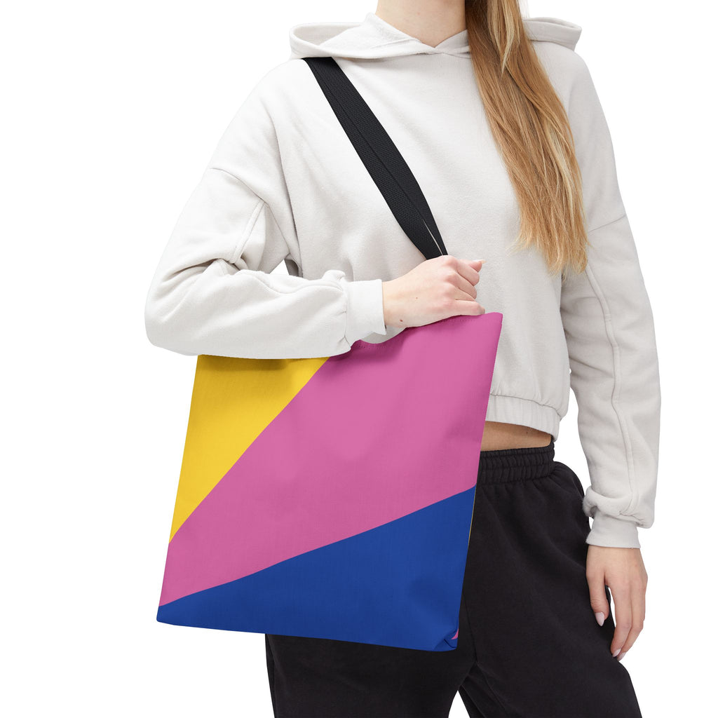 Colorblock Tote Bag