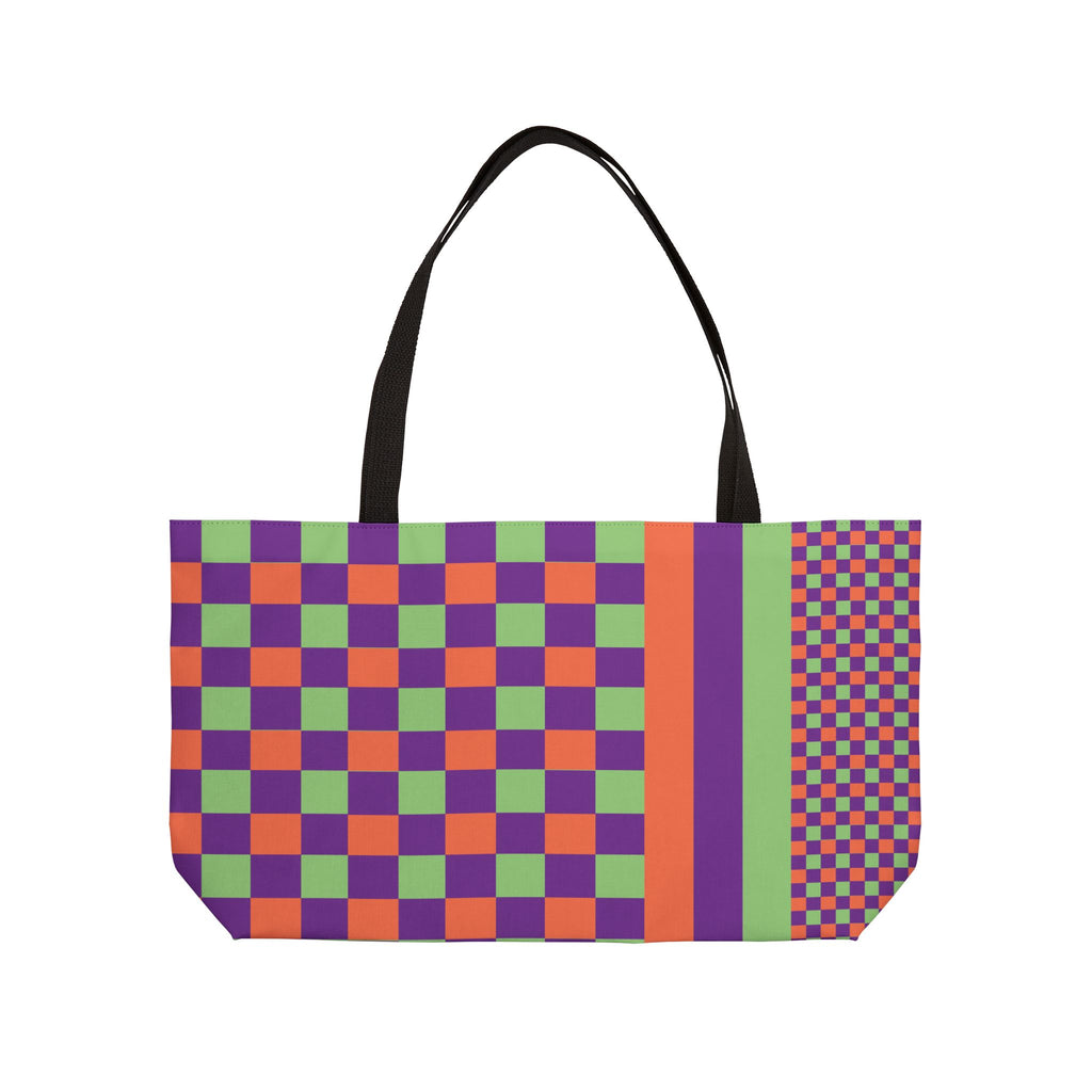 Colorblock Tote Bag
