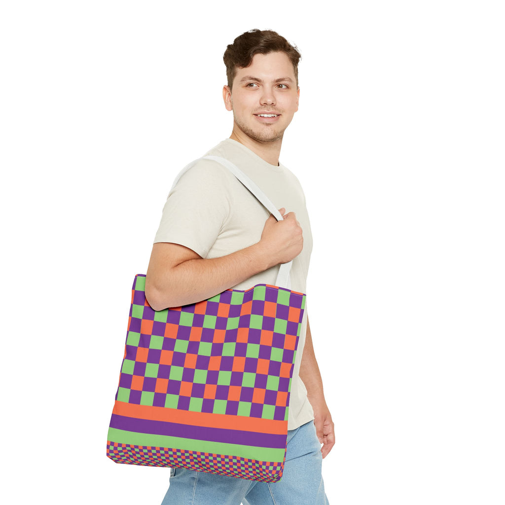 Colorblock Tote Bag