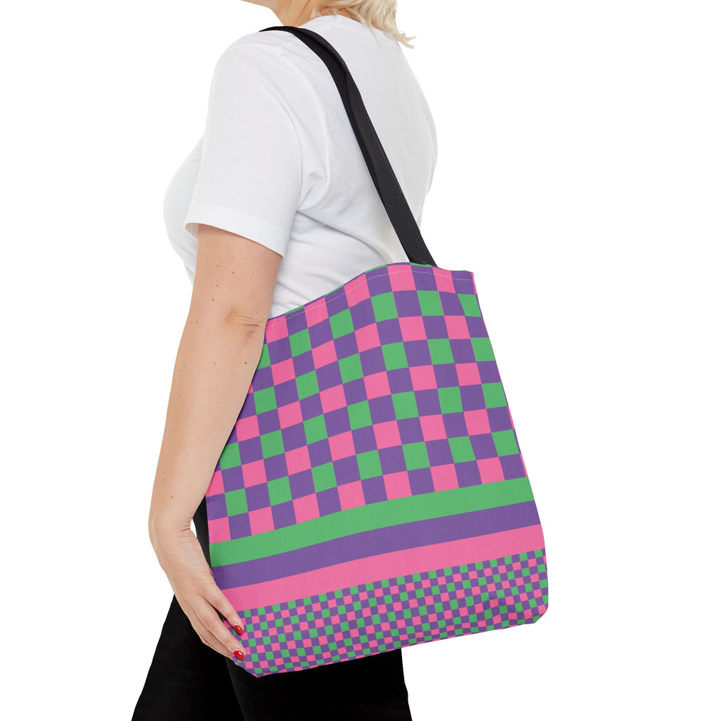 Colorblock Tote Bag